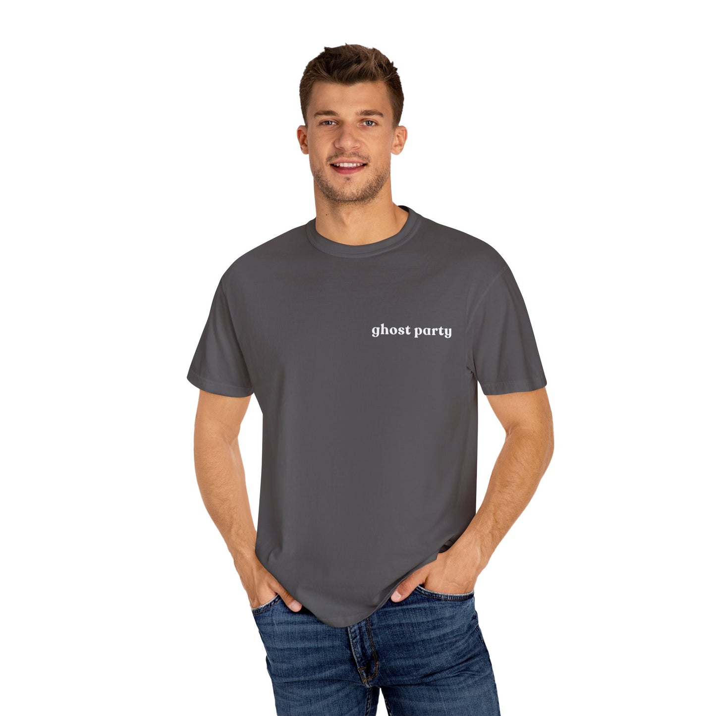 Ghost Party ombre back tee