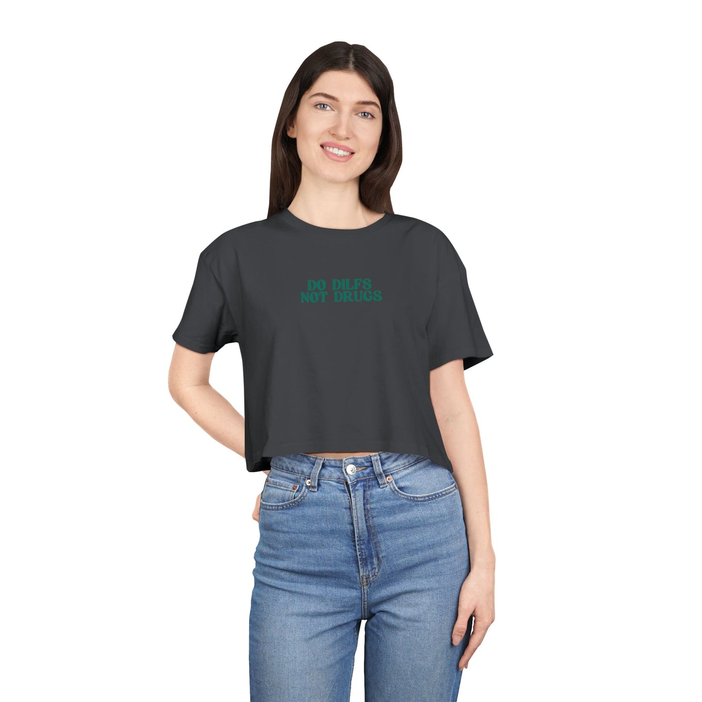 Friday Knights - crop top Do DILFs Not Drugs