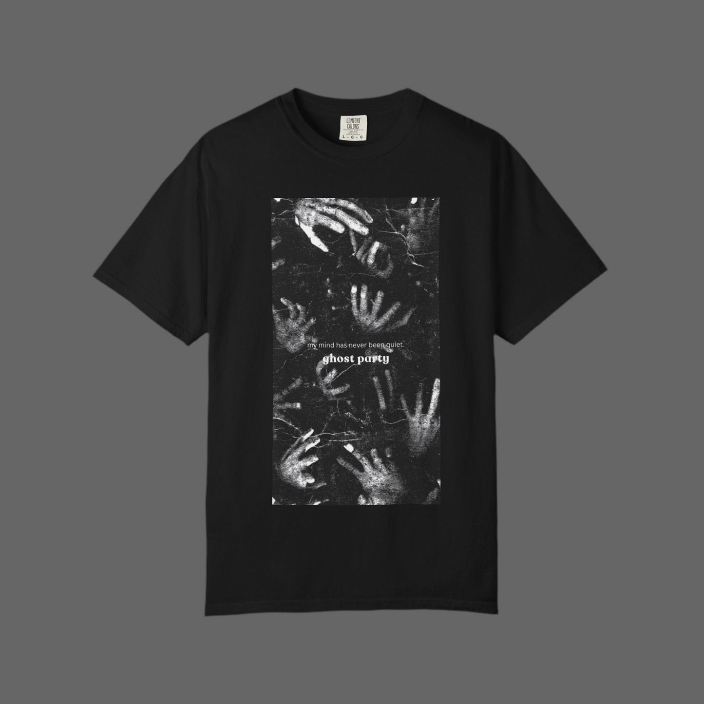 my mind has never been quiet hand tee