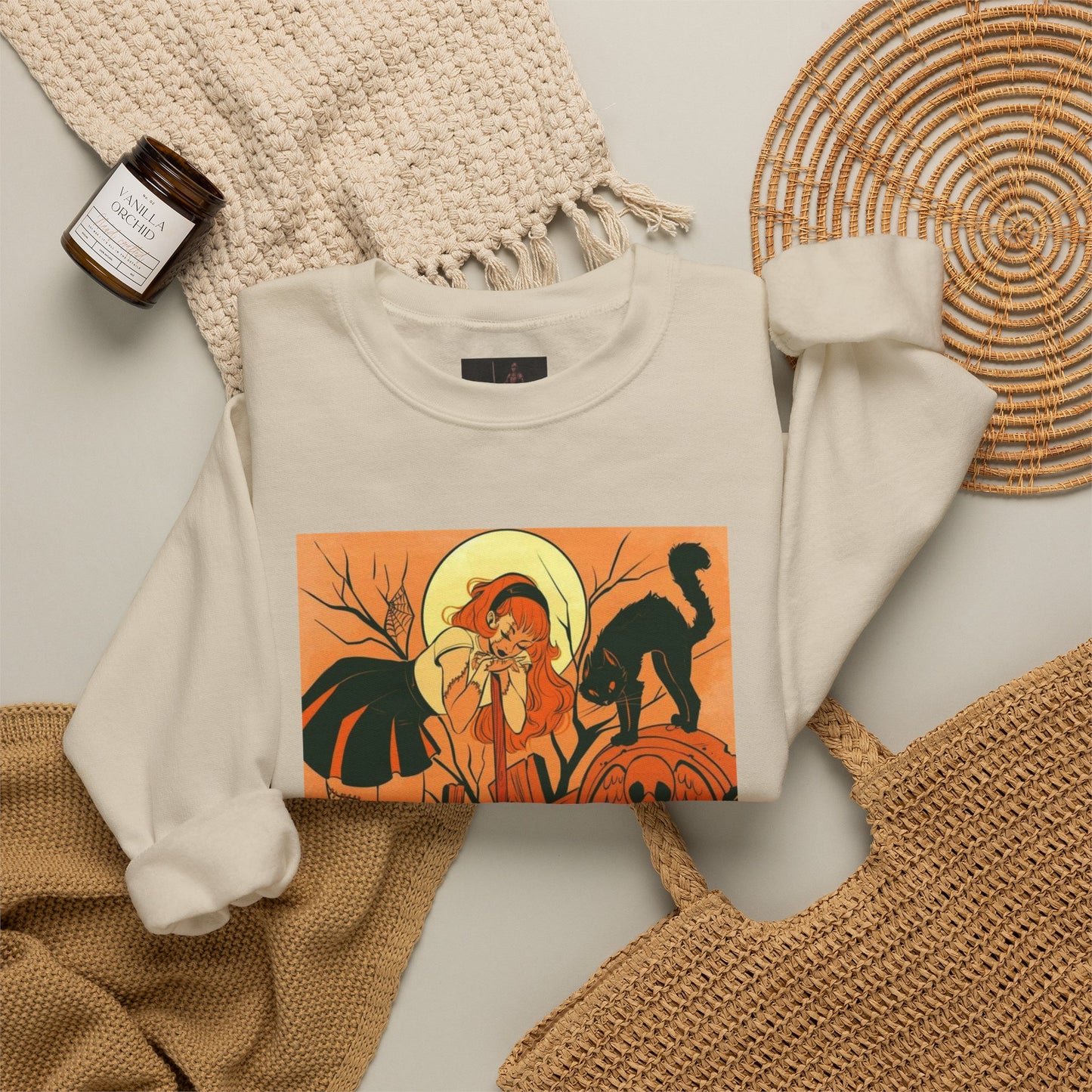 Friday Knights -Halloween Graveyard sweater