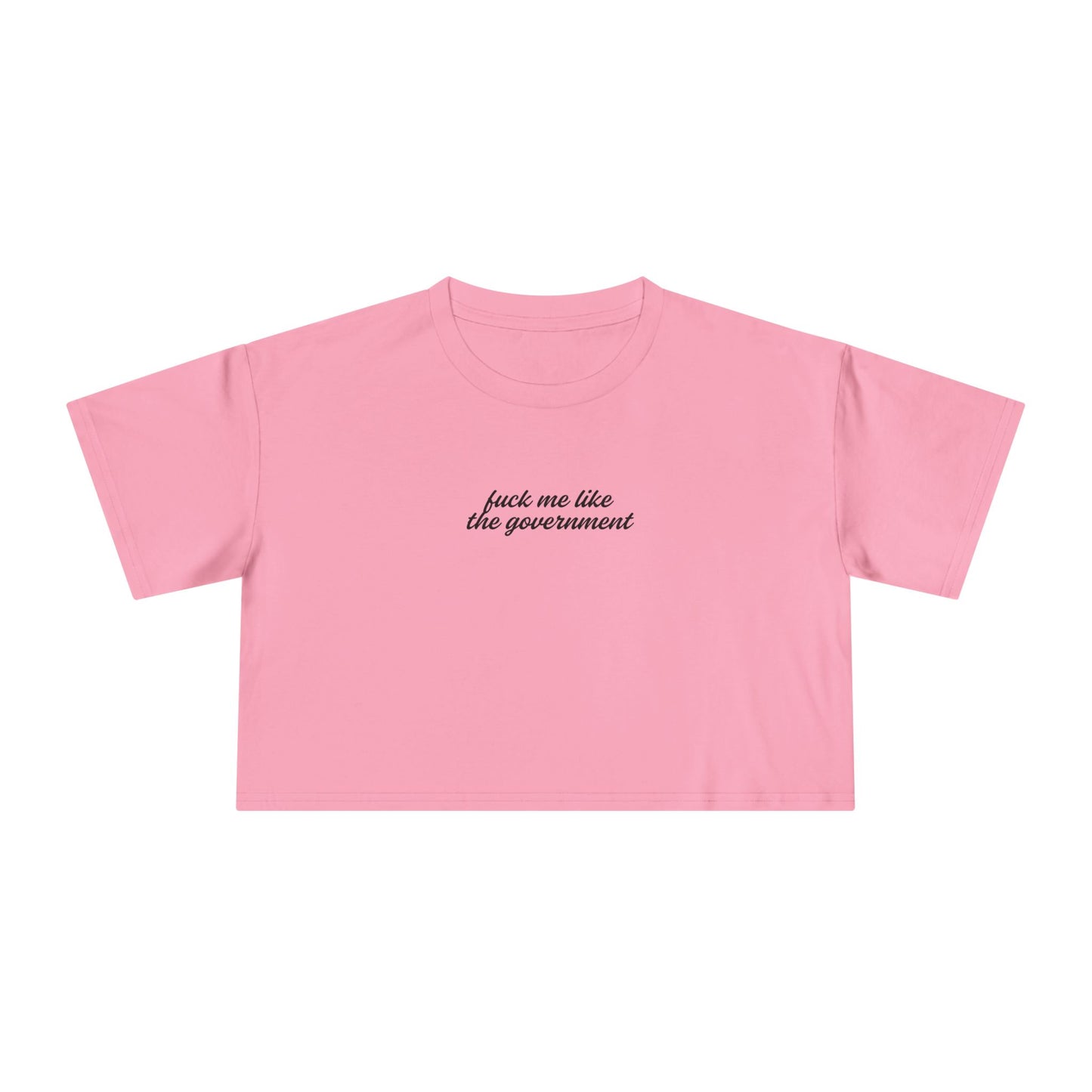 Friday Knights - do me like the government crop top