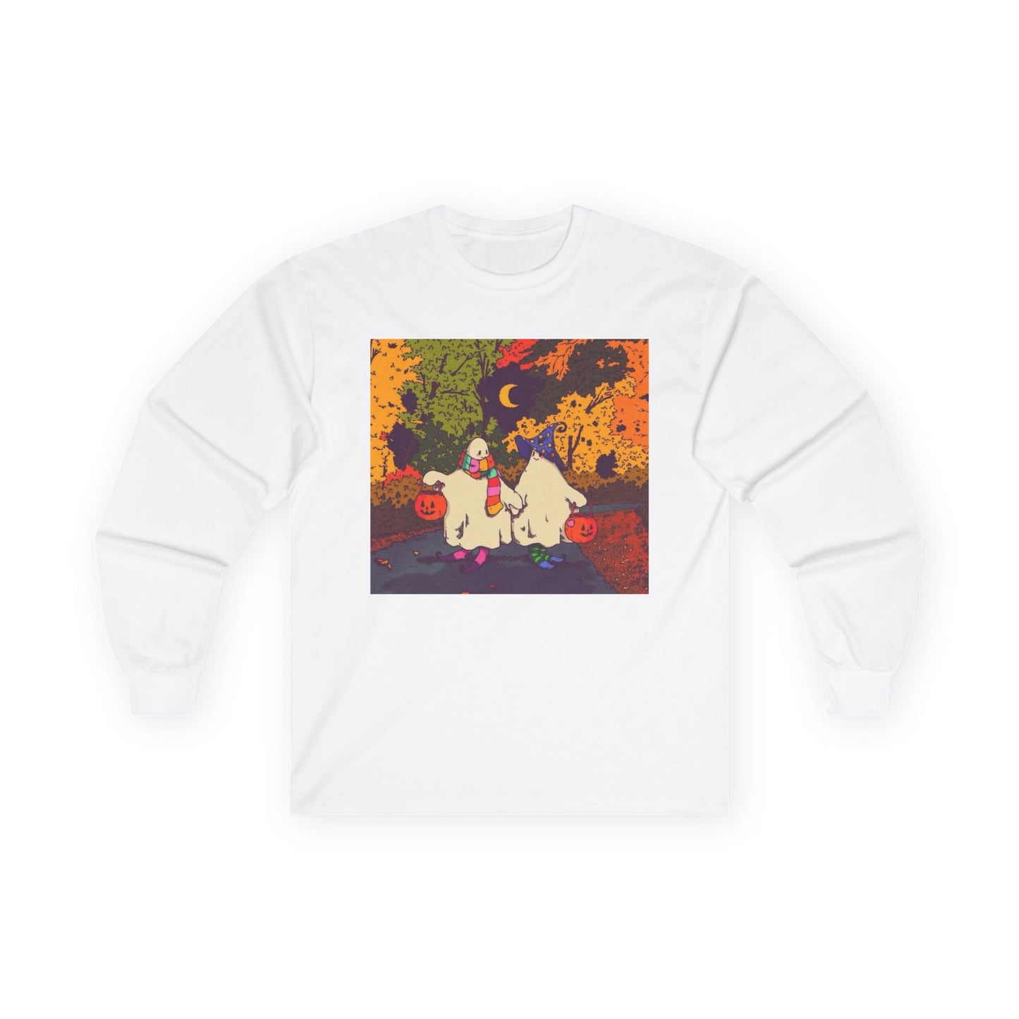 spooky walk ghost sweater