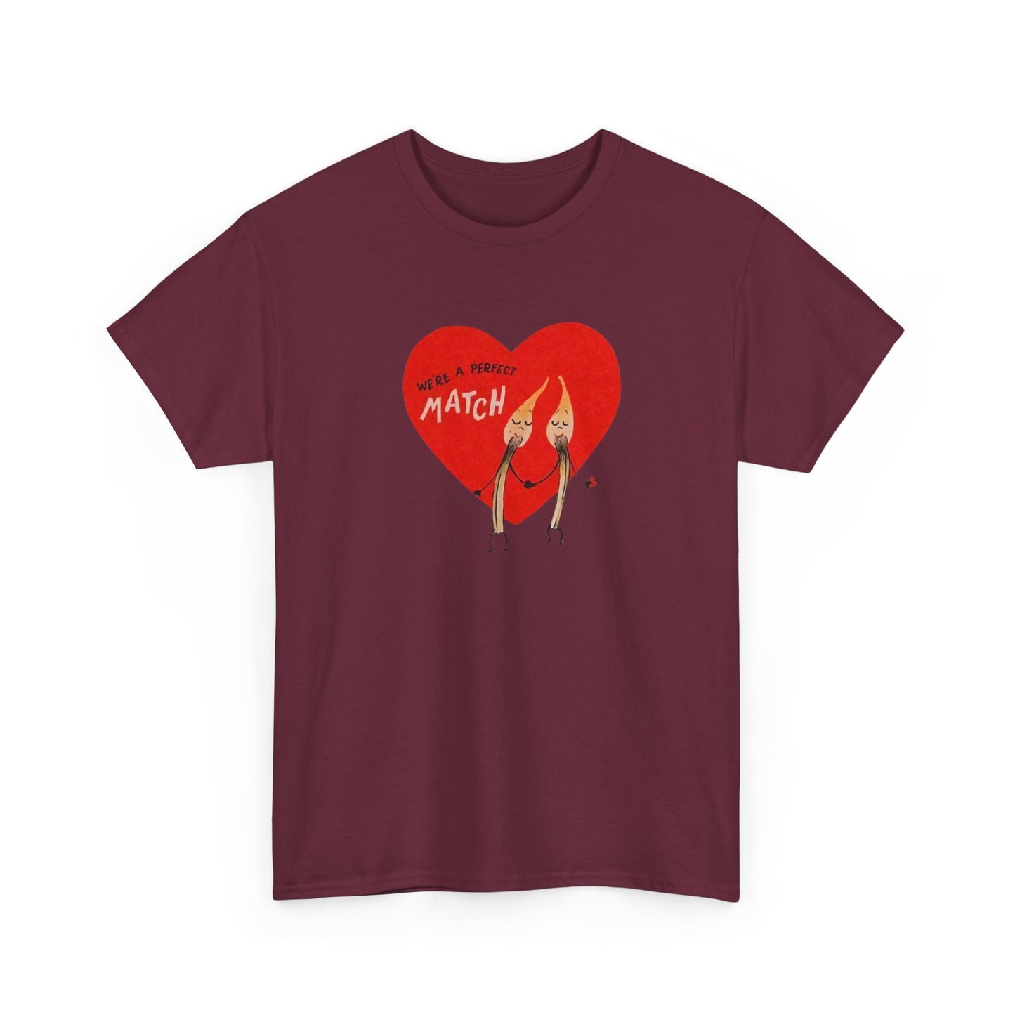 Friday Knights - vintage Valentine's perfect Match Tee
