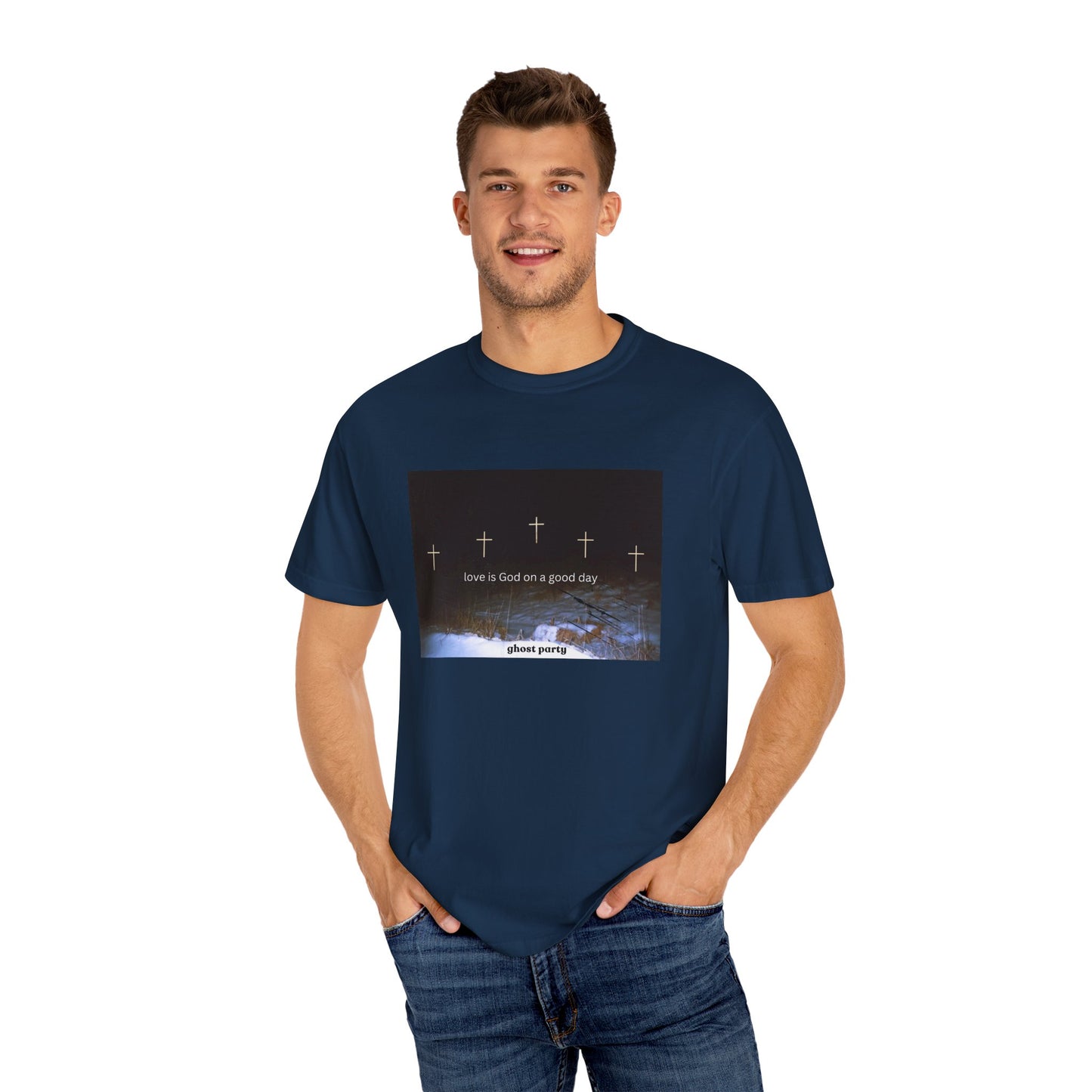Love is God on a Good Day tee