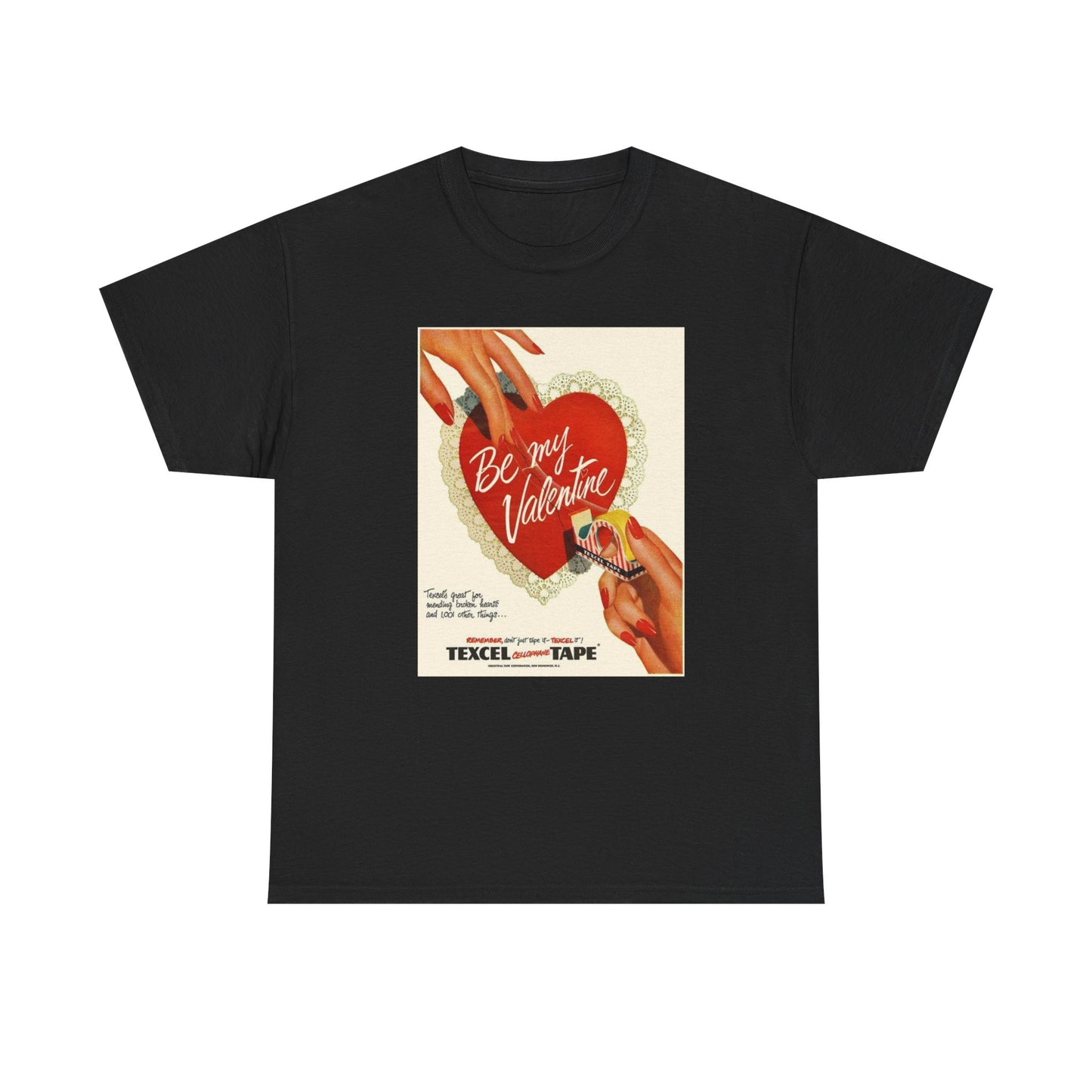 Friday Knights - tape vintage valentines day tee