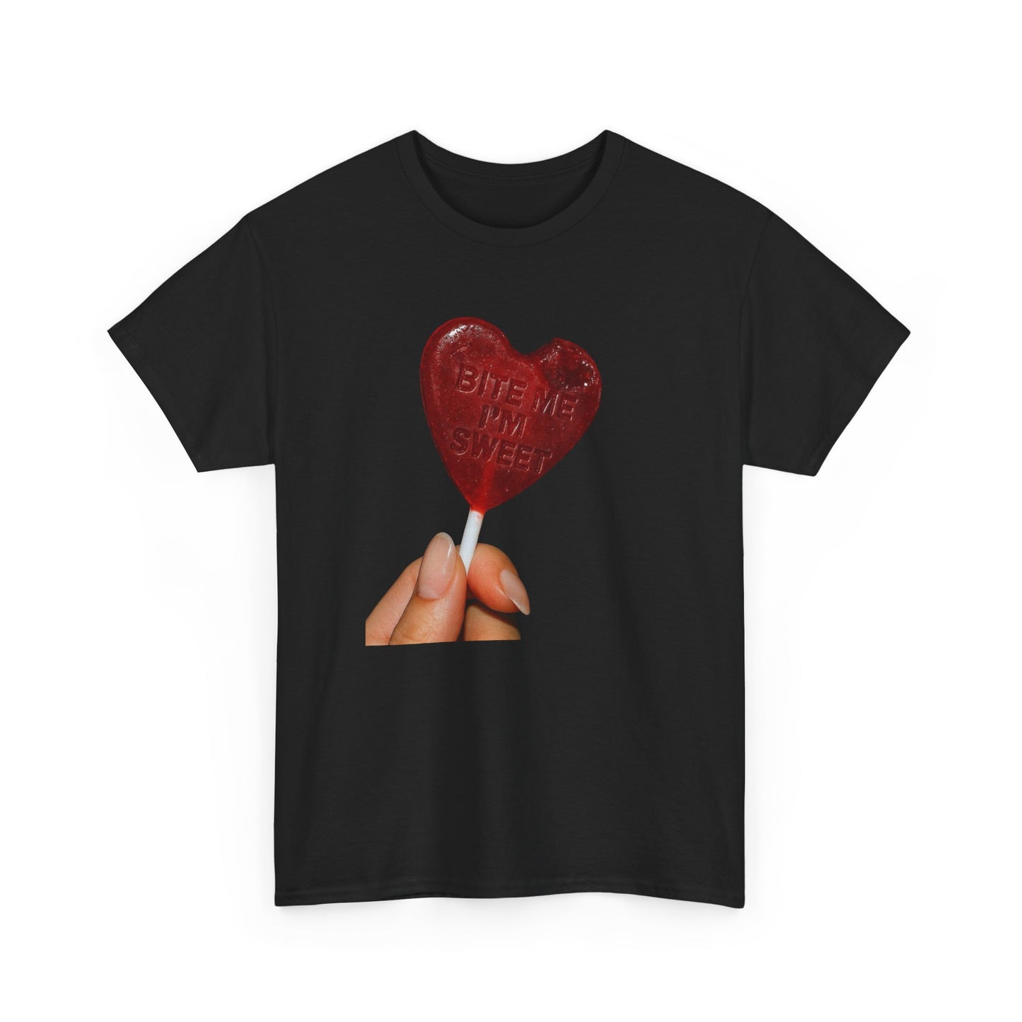 Friday Knights - 'Bite Me' Candy Heart T-Shirt