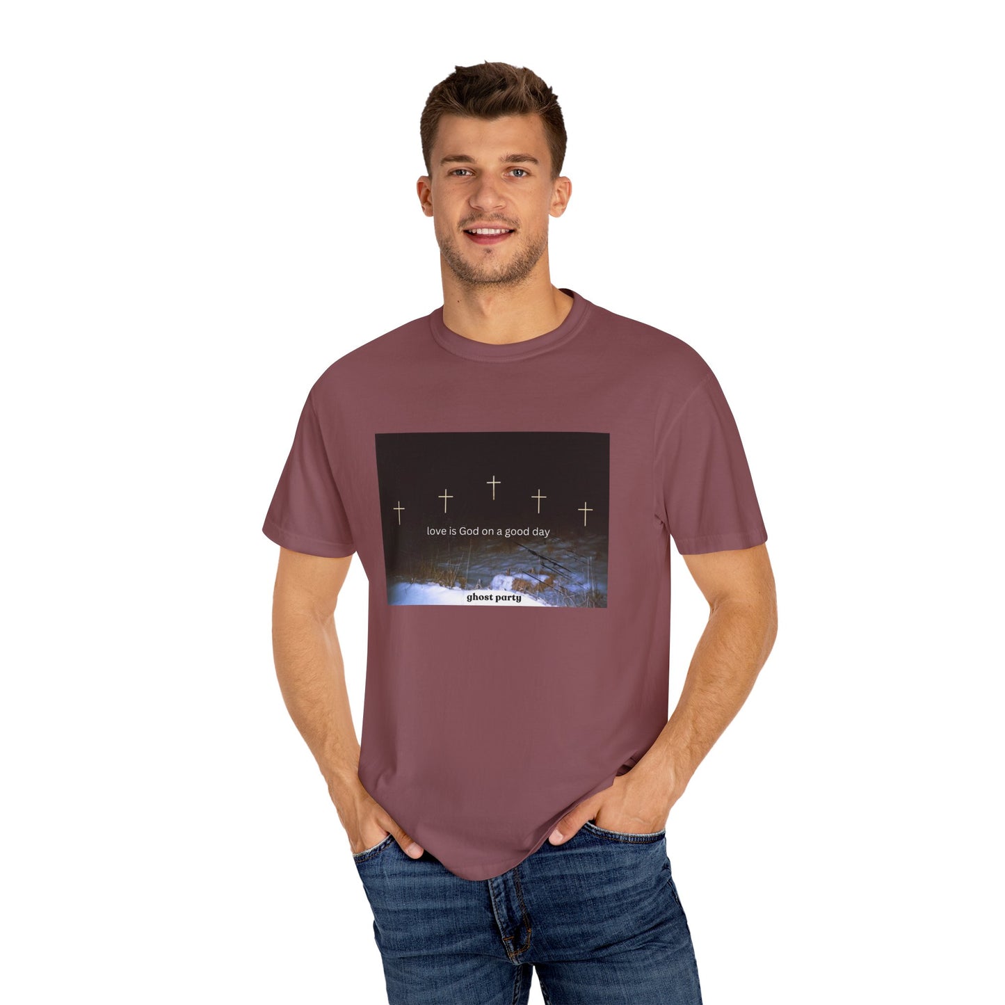Love is God on a Good Day tee