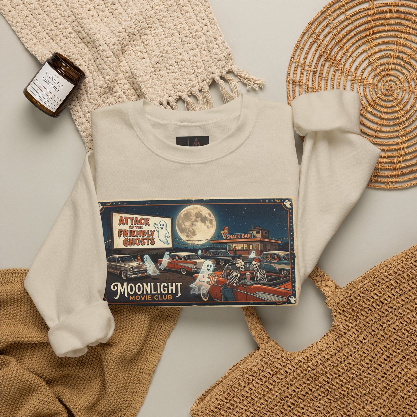 Friday Knights - Moonlight Drive Crewneck Sweatshirt