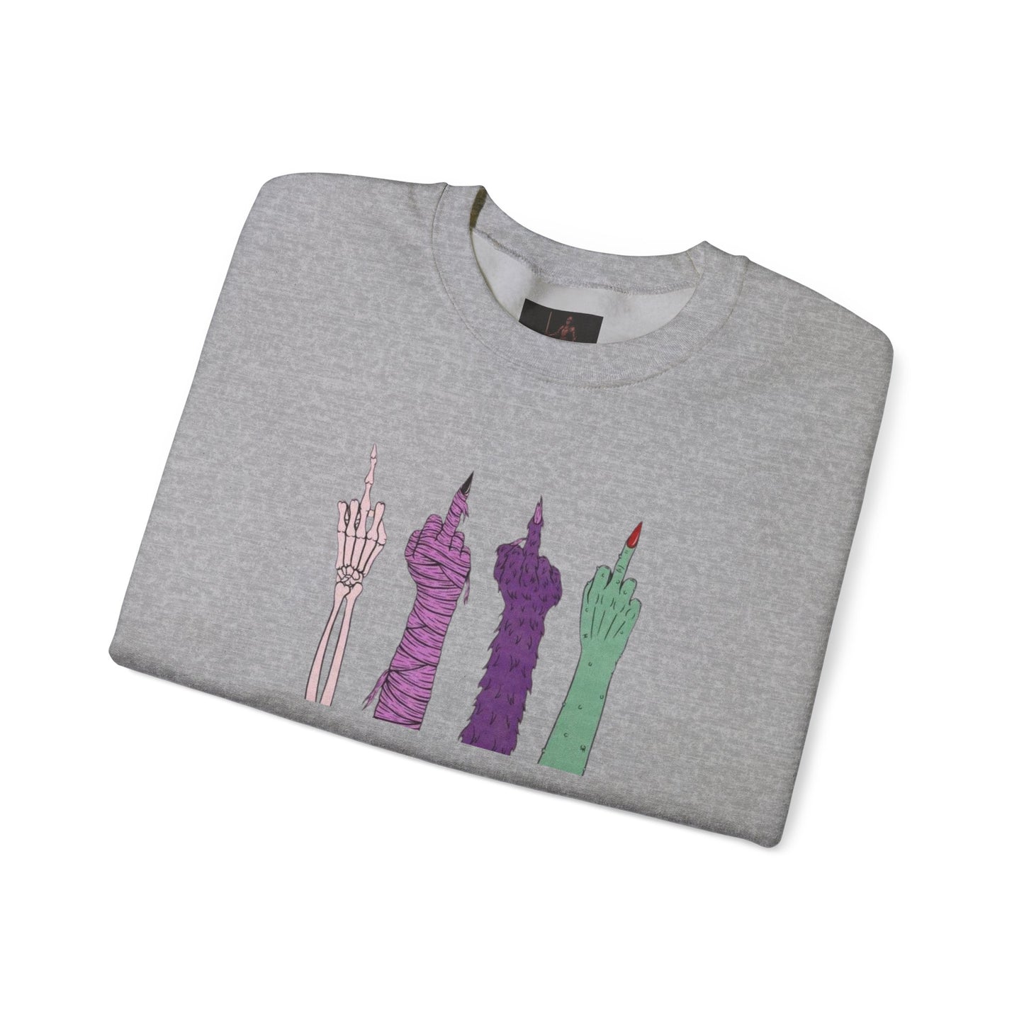Friday Knights -Middle Finger Skeleton Hands Graphic