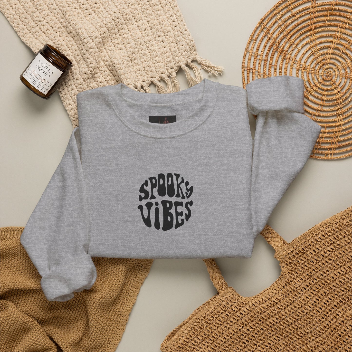 Friday Knights - Spooky Vibes Crewneck Sweatshirt