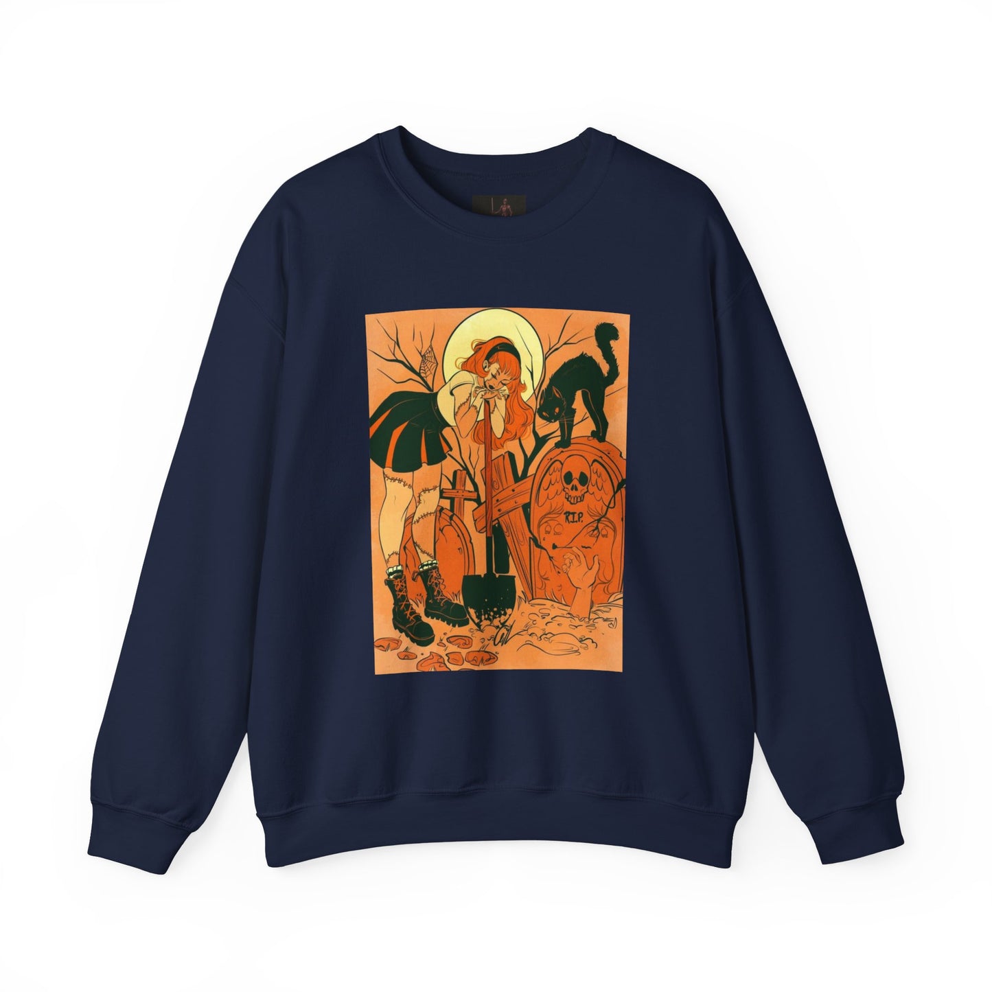 Friday Knights -Halloween Graveyard sweater