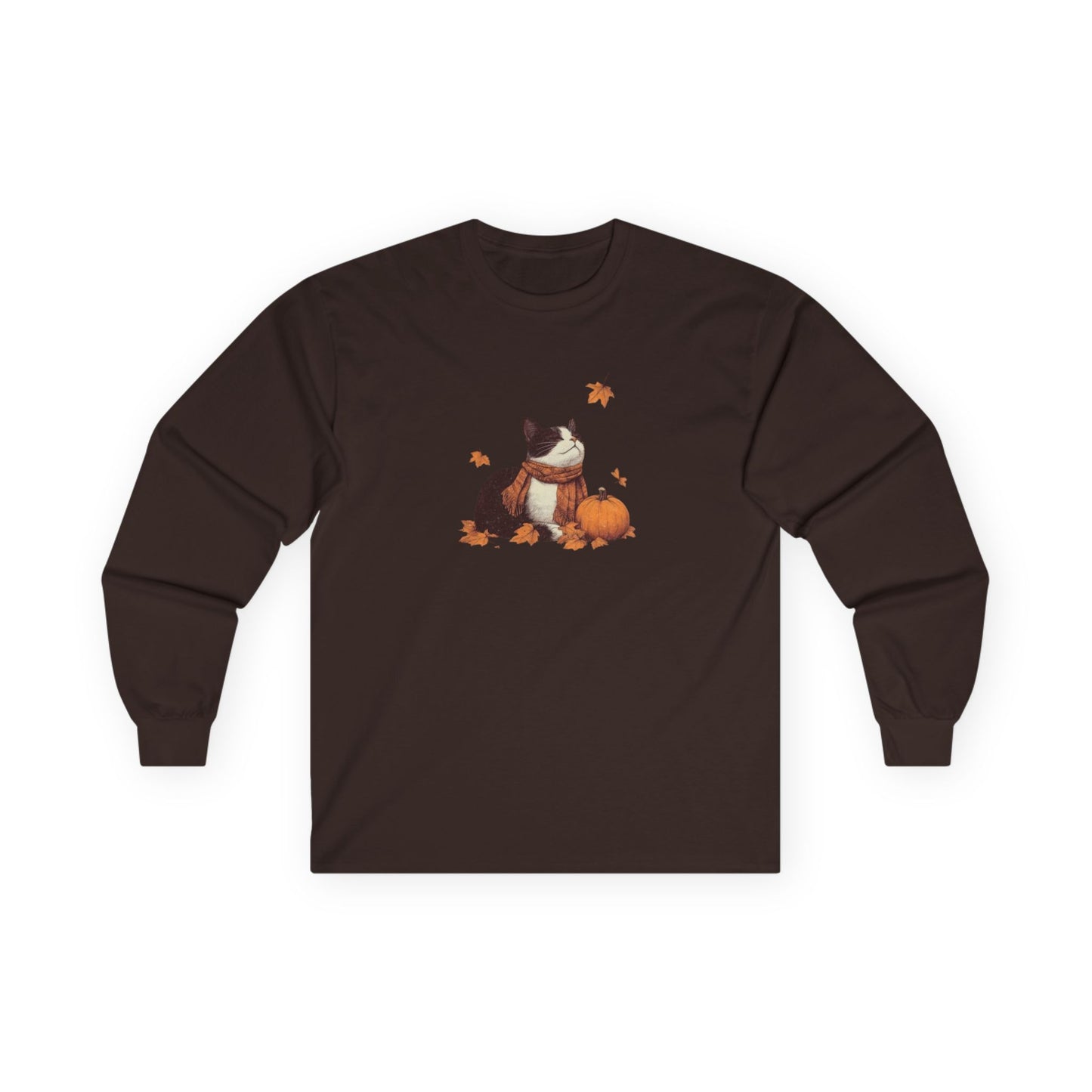 cat and pumpkin sweater