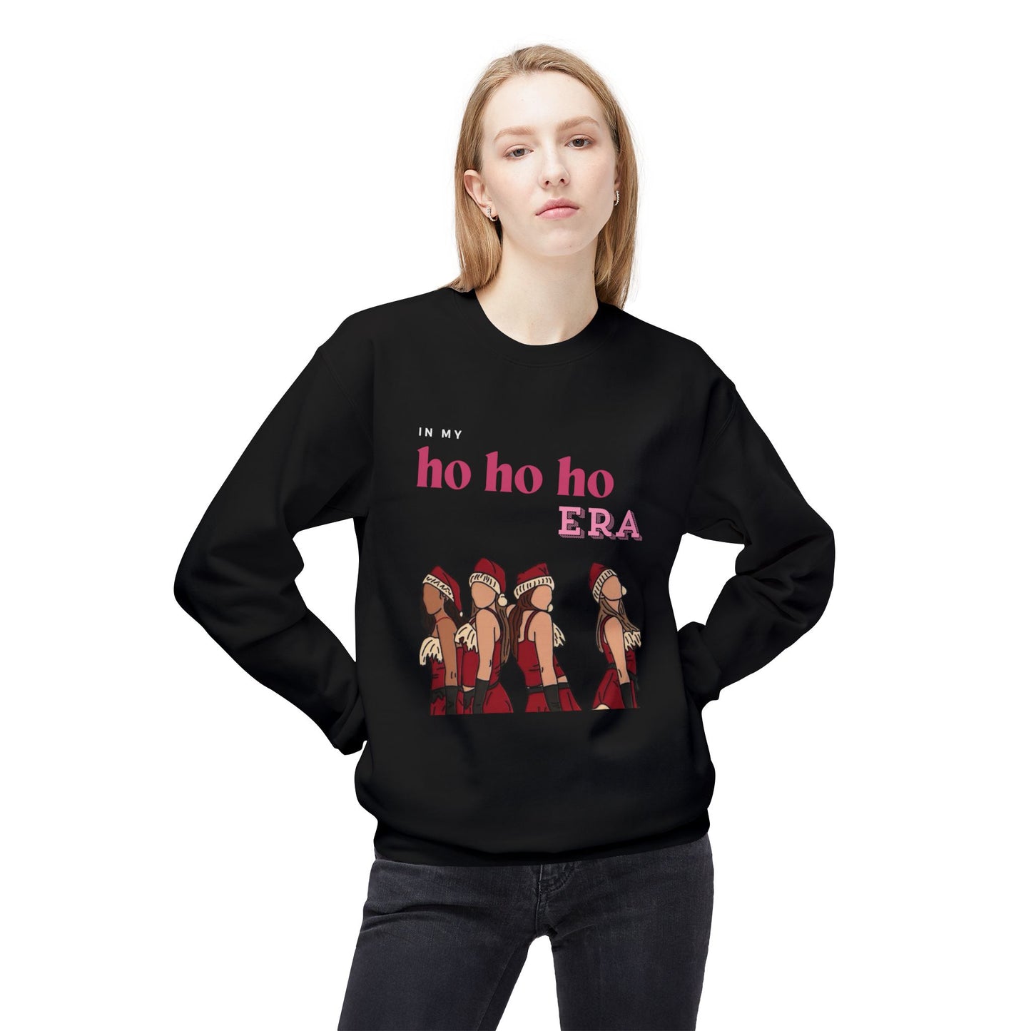 Friday Knights - In my ho ho ho era Fleece Crewneck Sweatshirt