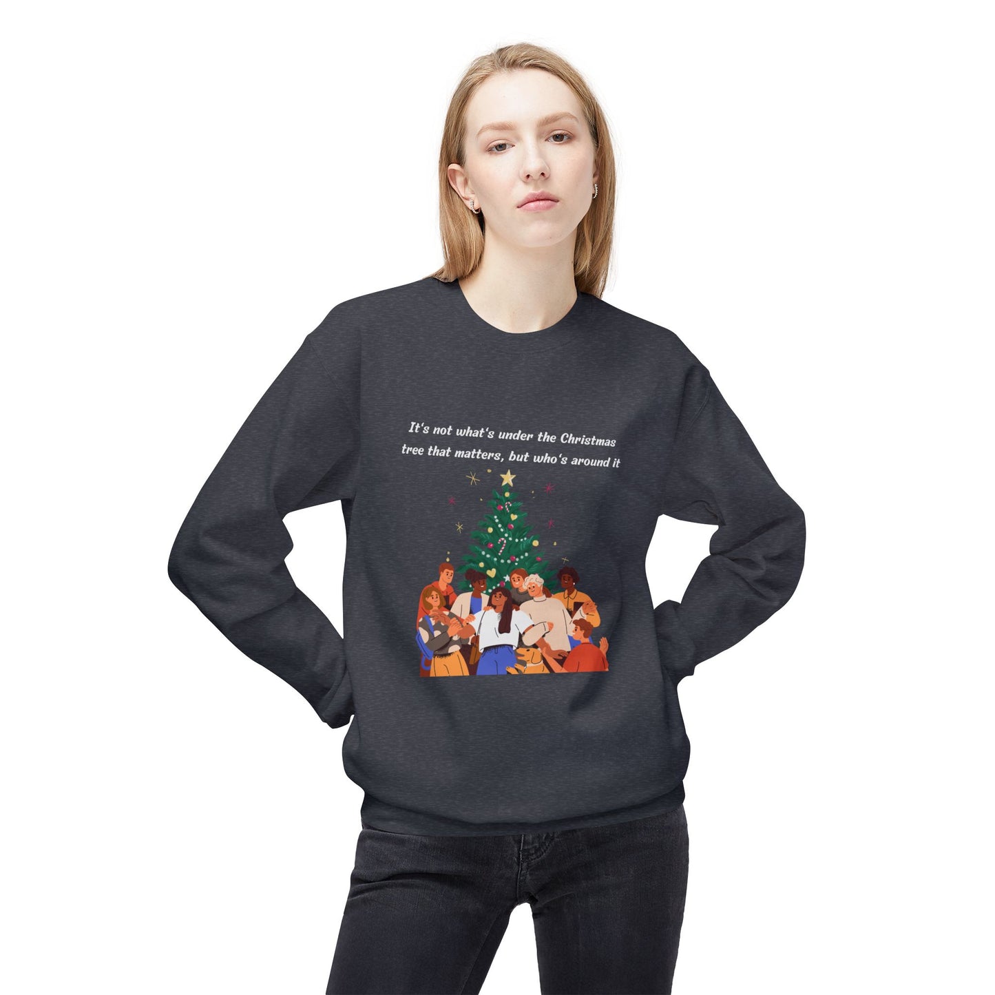 Friday Knights - Holiday Family Christmas Tree Sweatshirt