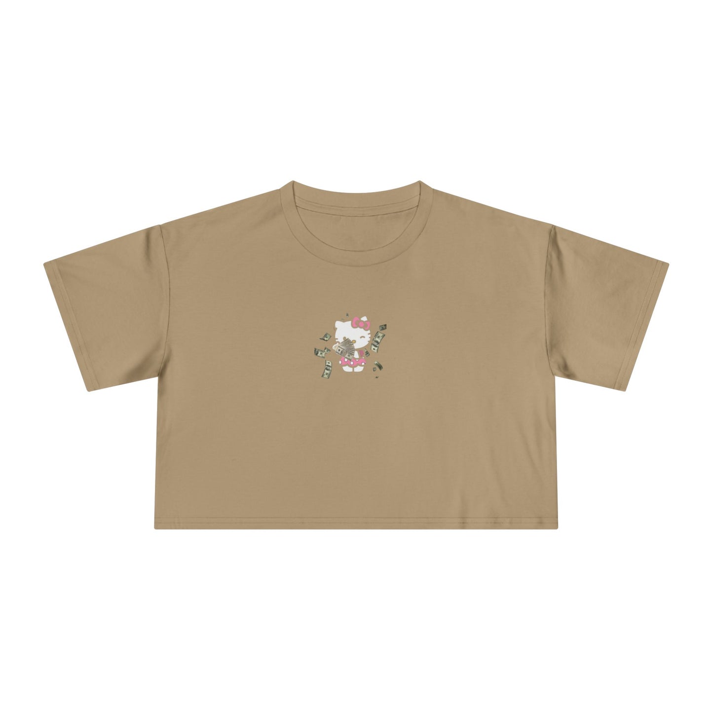 Friday Knights - kawaii Kitty money crop top