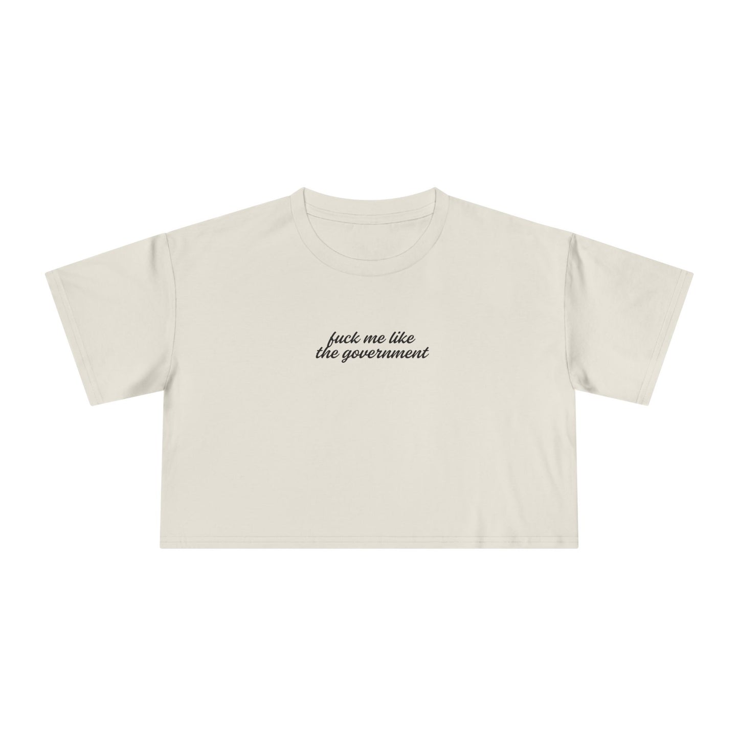 Friday Knights - do me like the government crop top