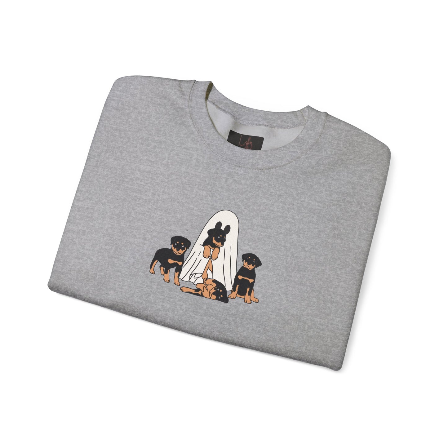 Friday Knights - Rottie ghost Crewneck Sweatshirt