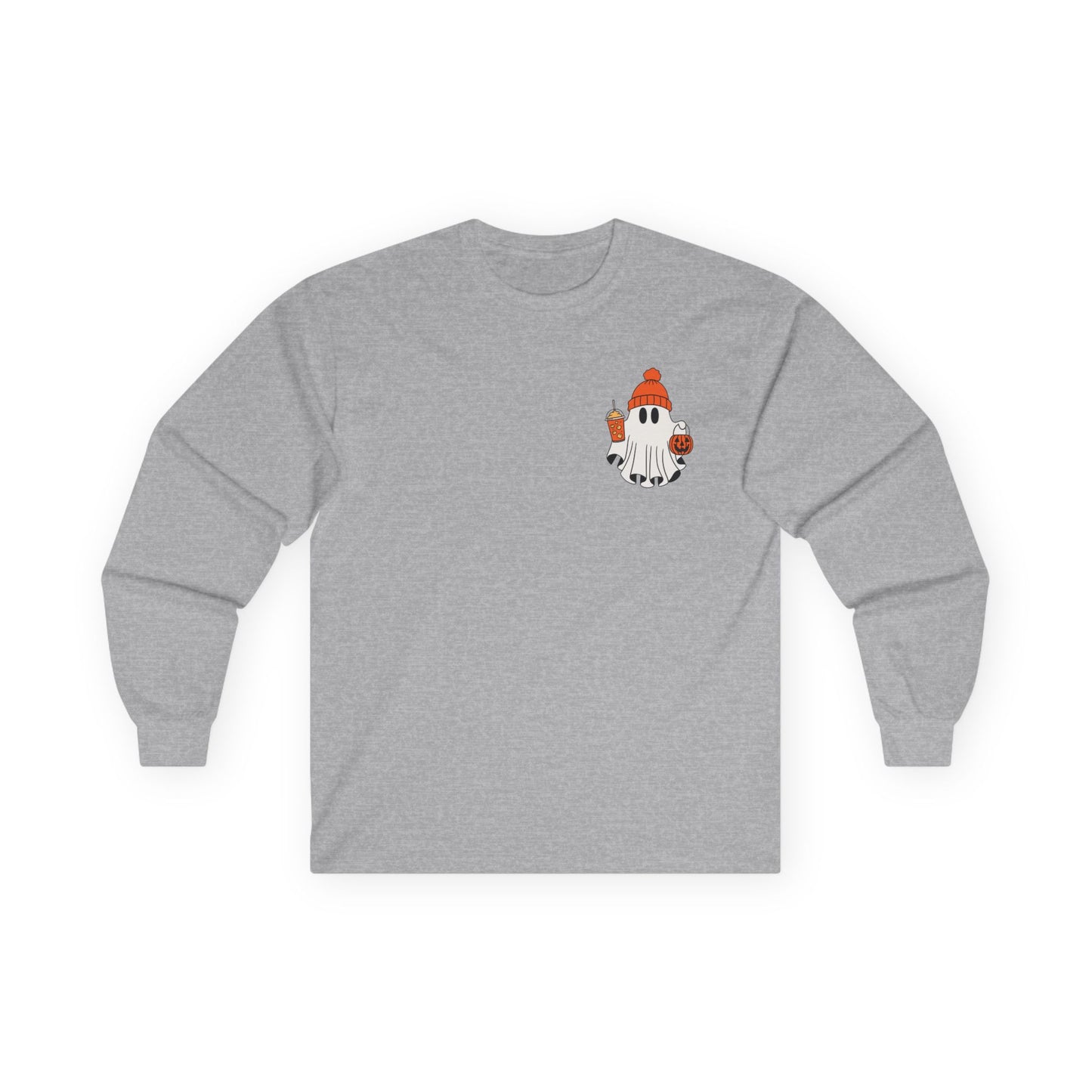 ghost with drink sweater