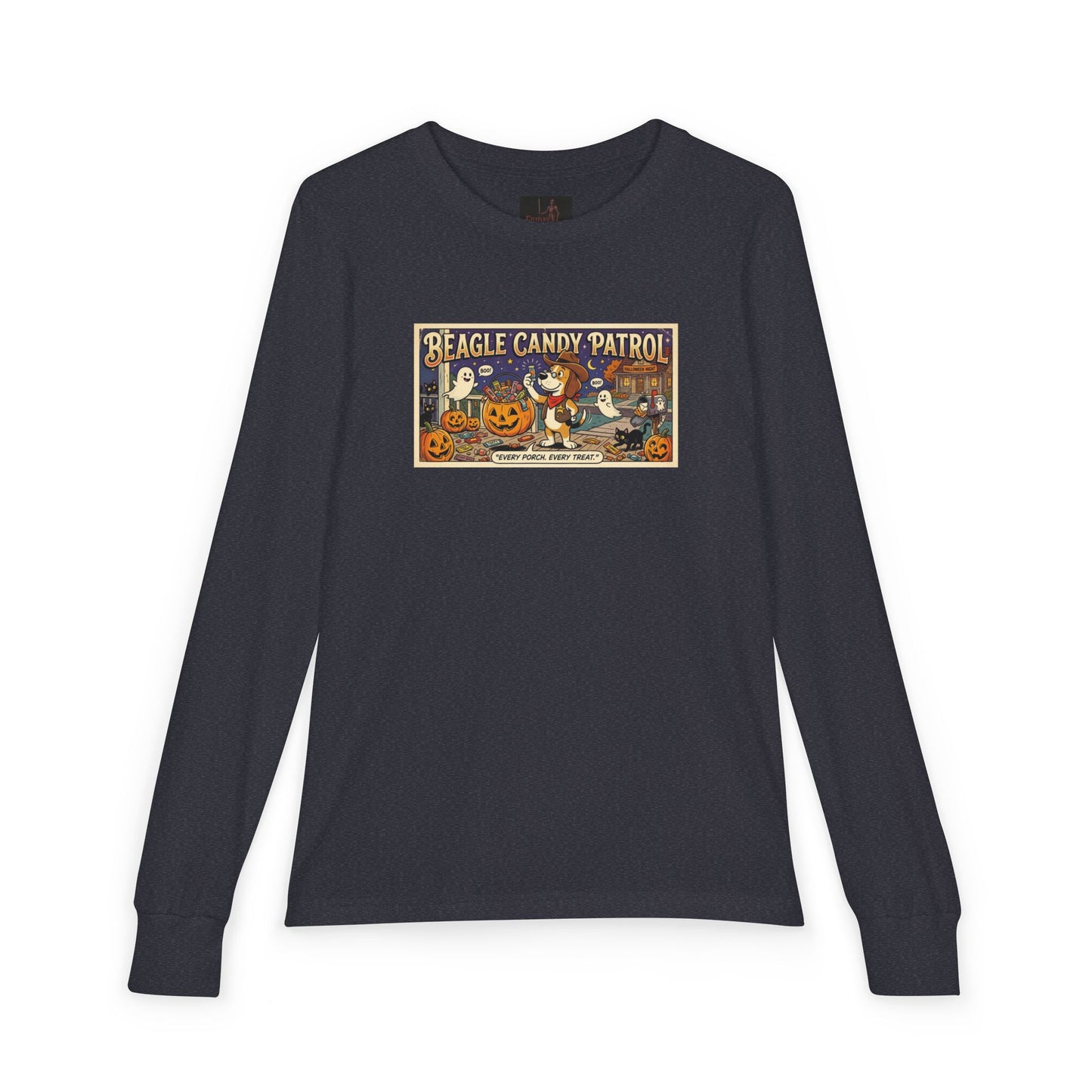 Friday Knights KIDS- Vintage 'Beagle Candy Patrol' Halloween Graphic