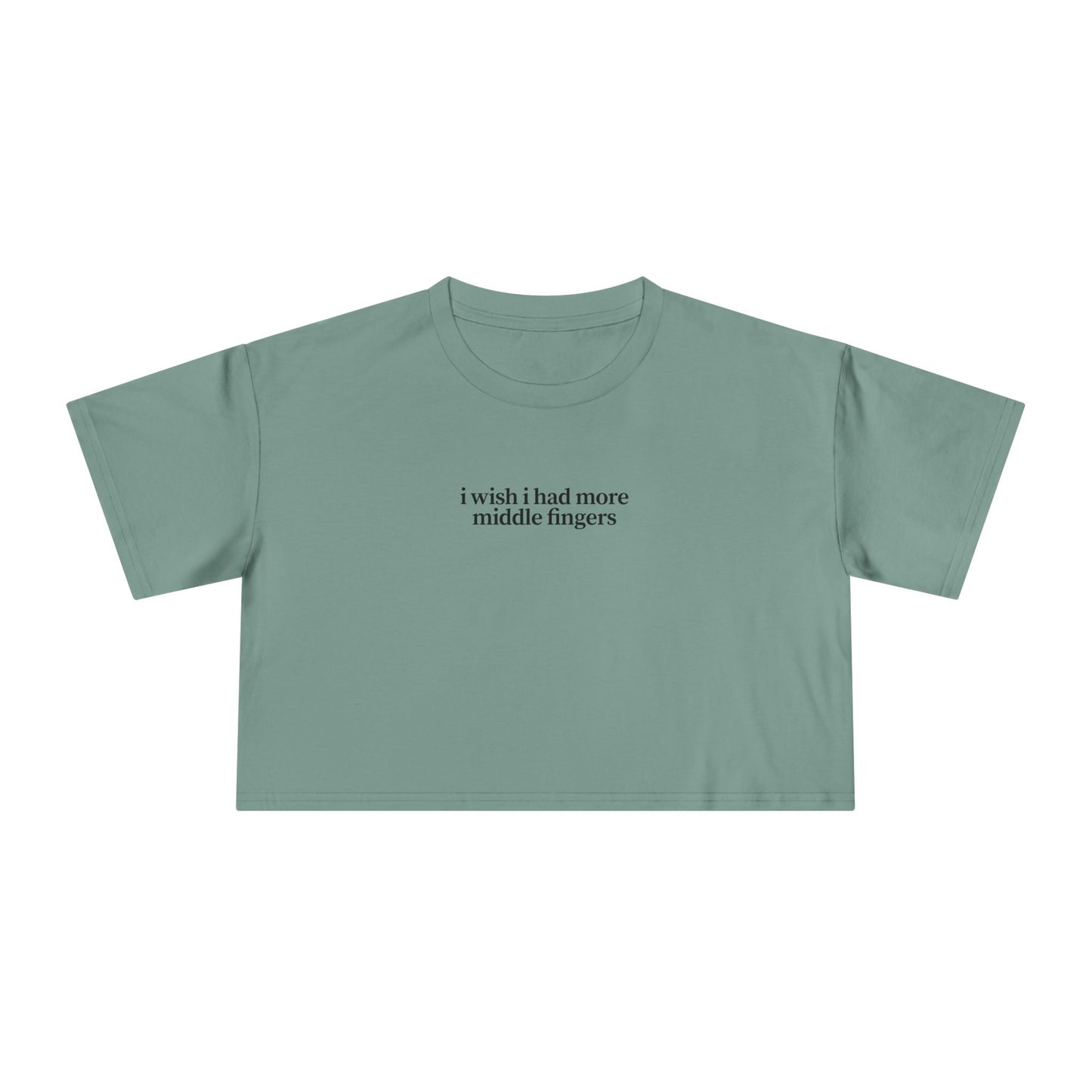 Friday Knights - I wish I had more fingers crop top