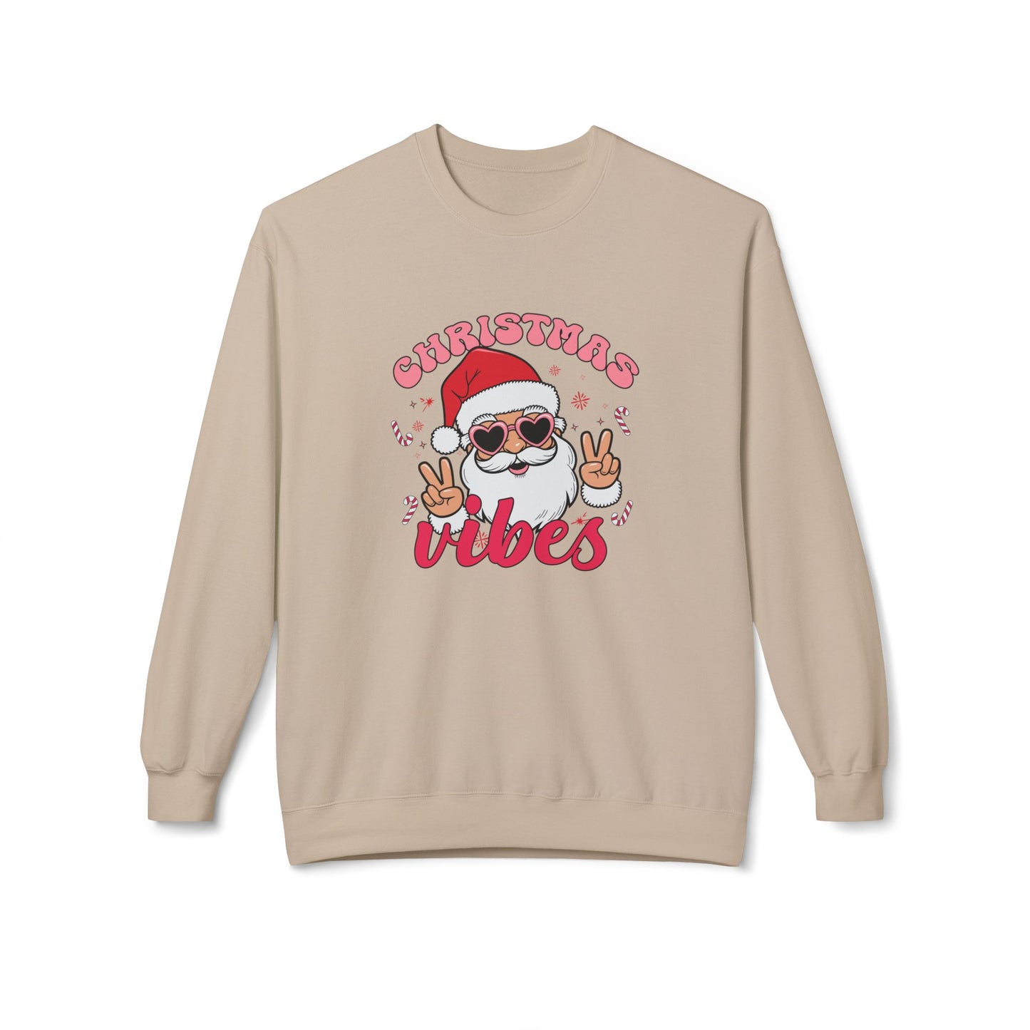 Friday Knights - Christmas Vibes Crewneck fleece Sweatshirt
