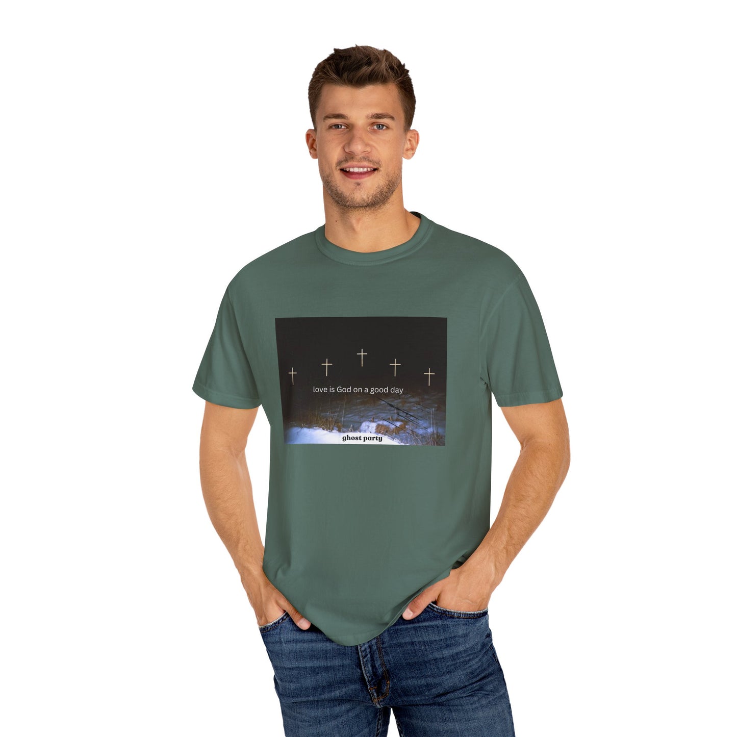 Love is God on a Good Day tee