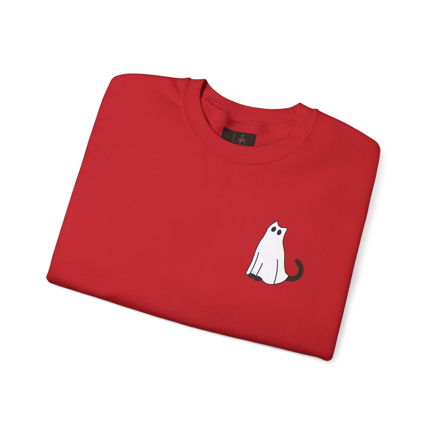 Friday Knights - Ghost Cat Crewneck Sweatshirt