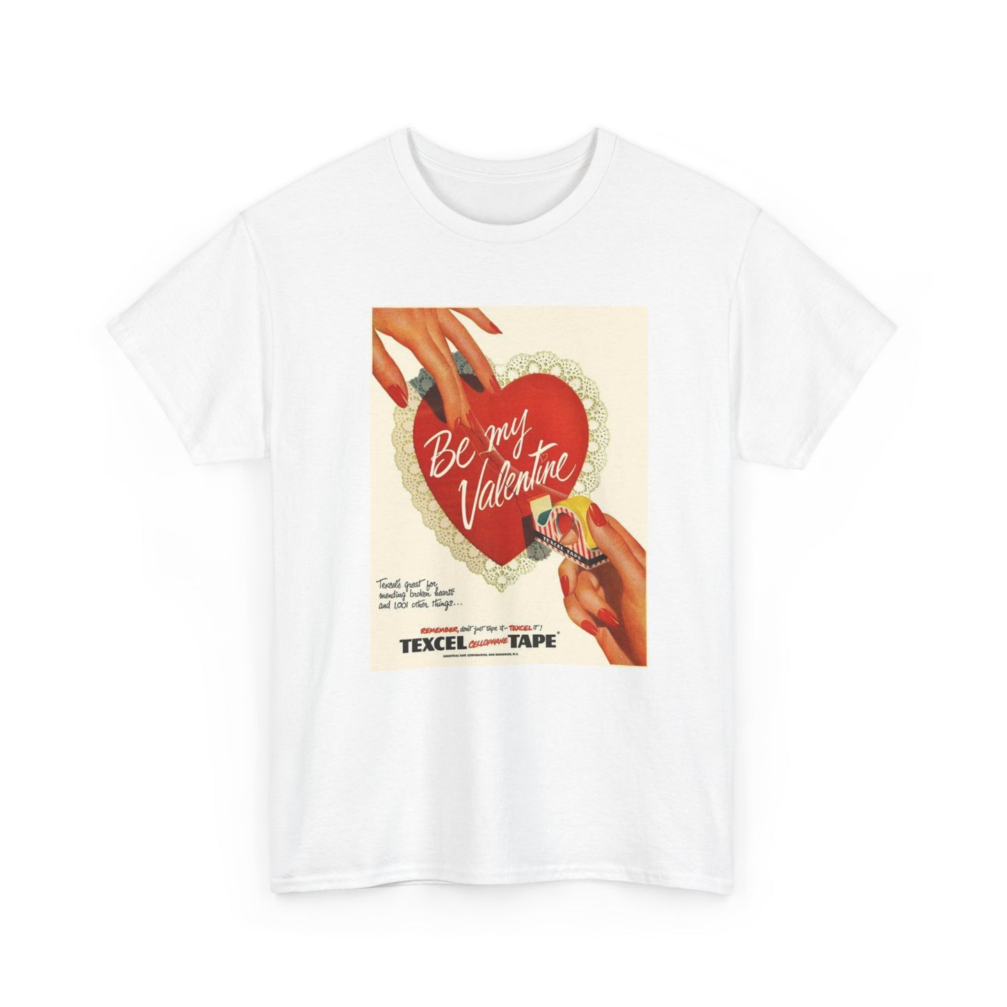Friday Knights - tape vintage valentines day tee
