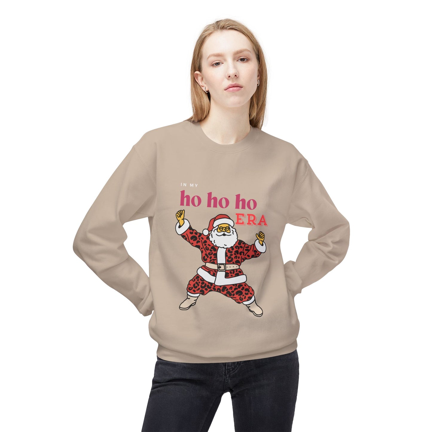 Friday Knights -  Santa in my ho ho ho era Fleece Crewneck Sweatshirt