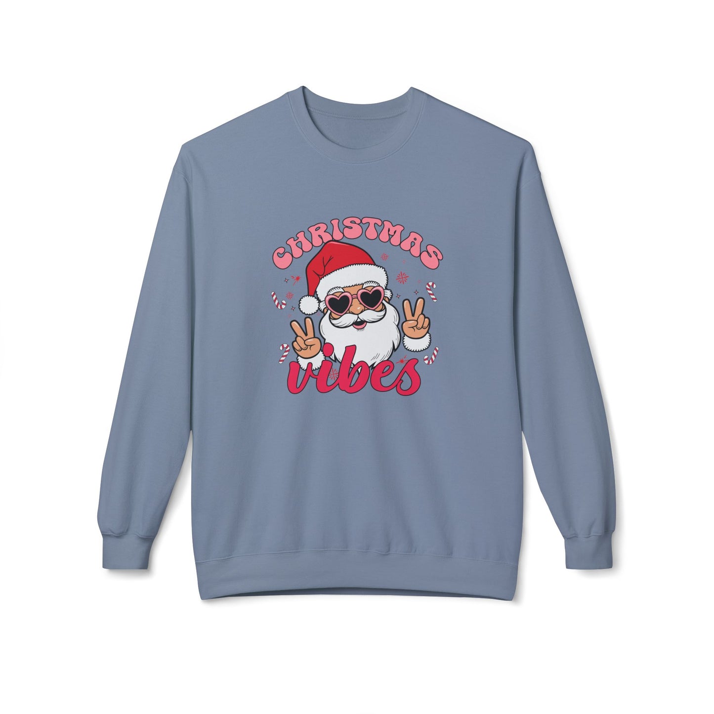 Friday Knights - Christmas Vibes Crewneck fleece Sweatshirt