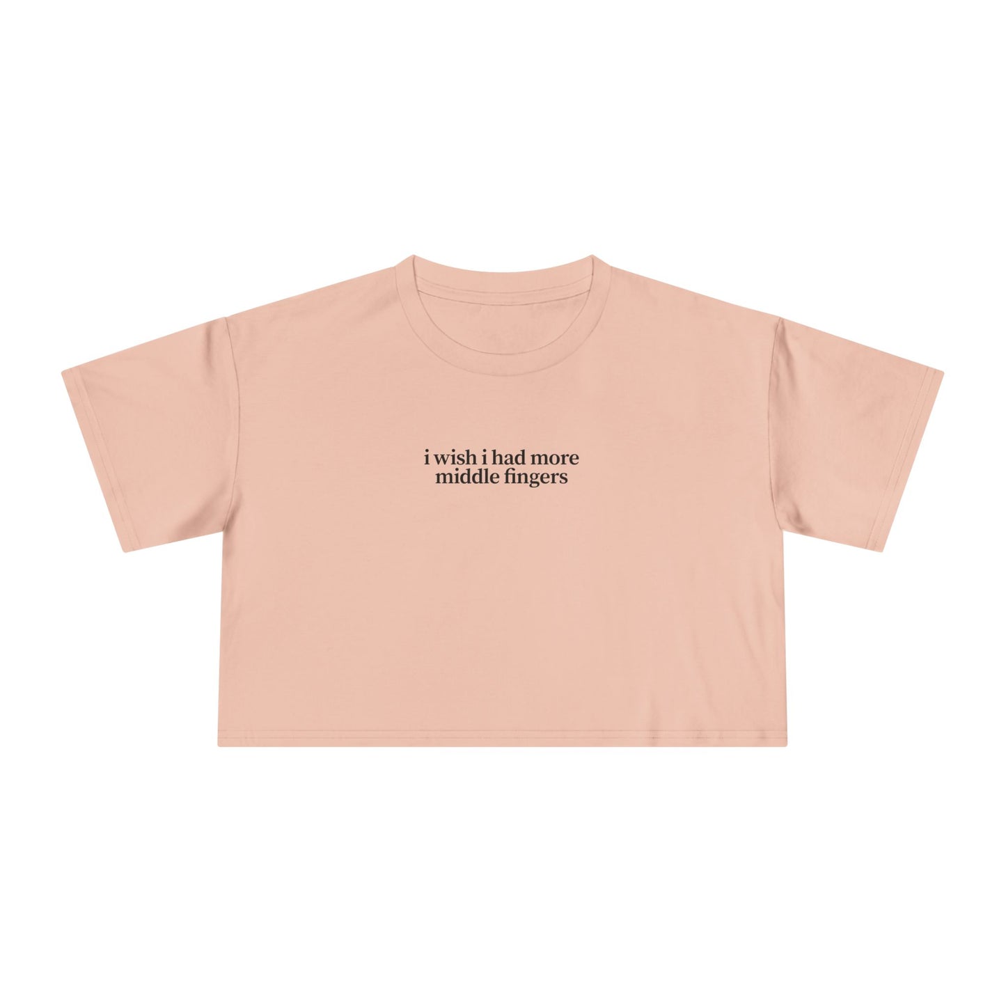 Friday Knights - I wish I had more fingers crop top