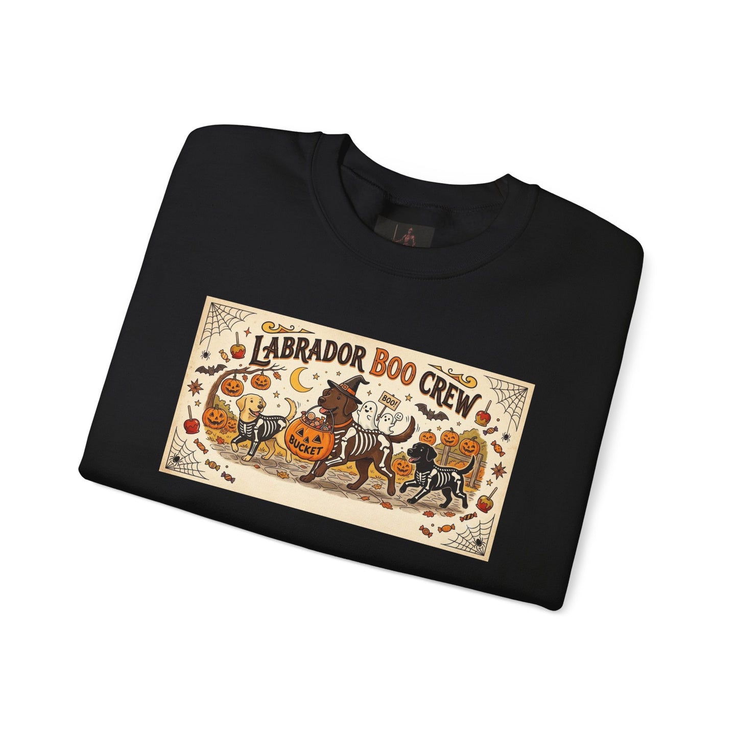 Friday Knights - Labrador Boo Crew Halloween Sweatshirt