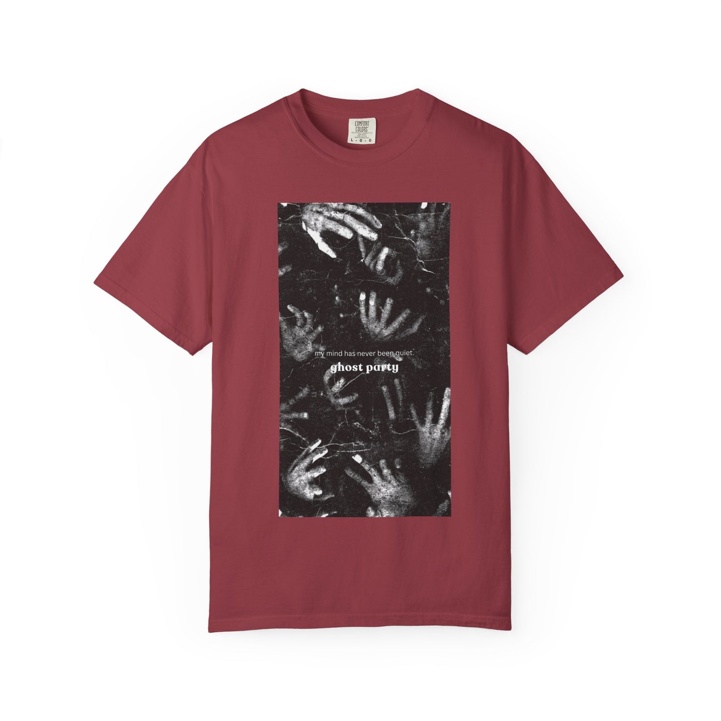 my mind has never been quiet hand tee