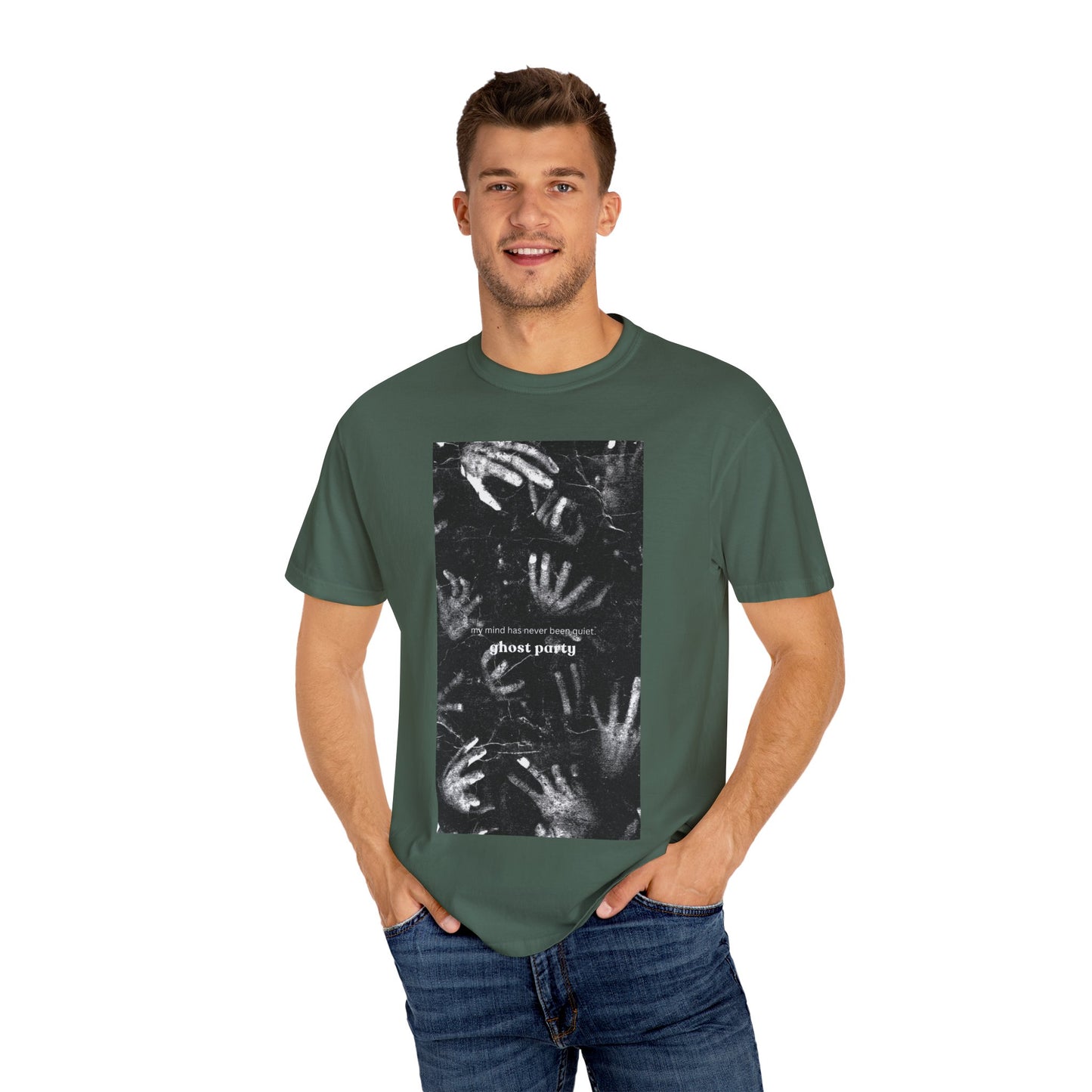 my mind has never been quiet hand tee