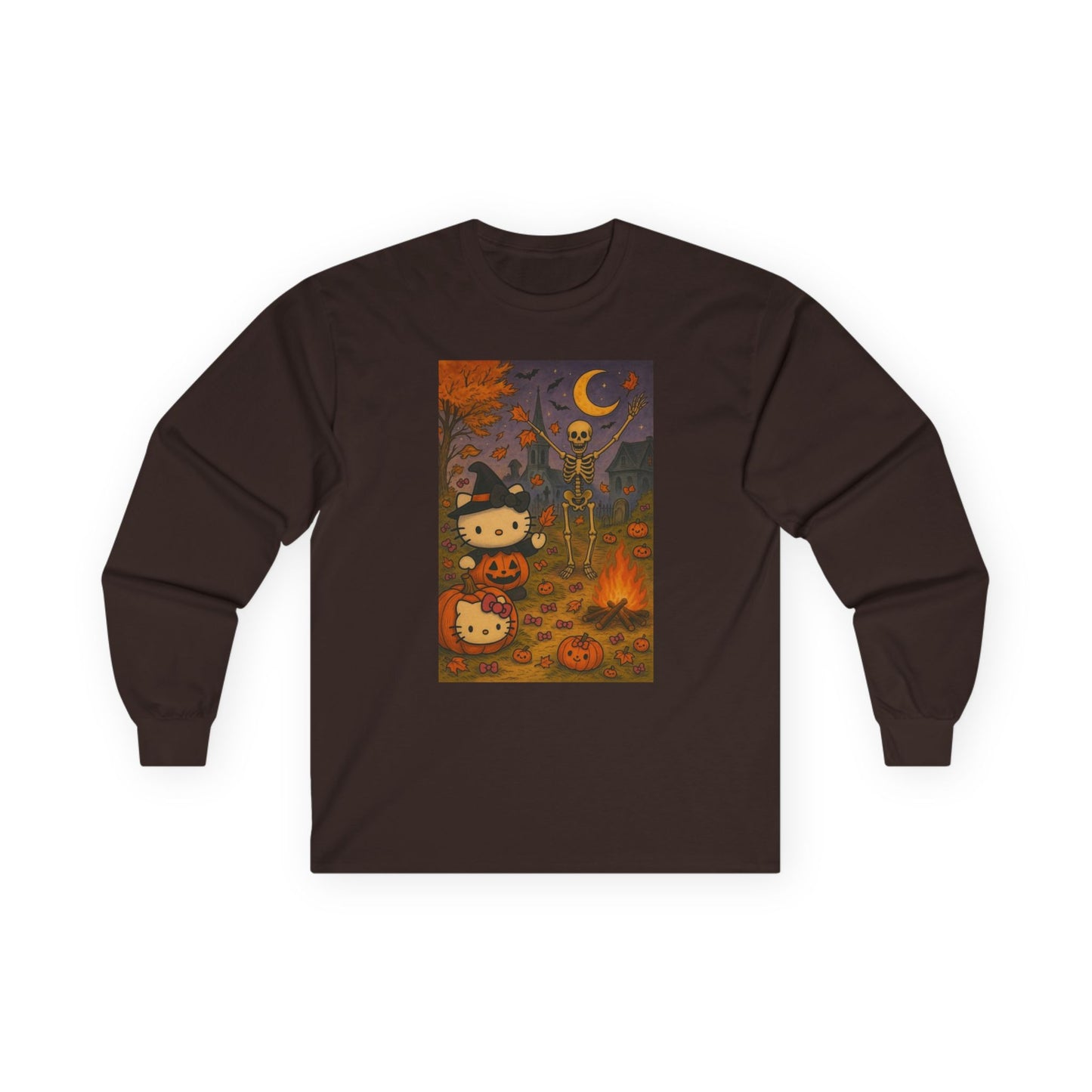 Halloween Hello Kitty and Daniel spooky sweater