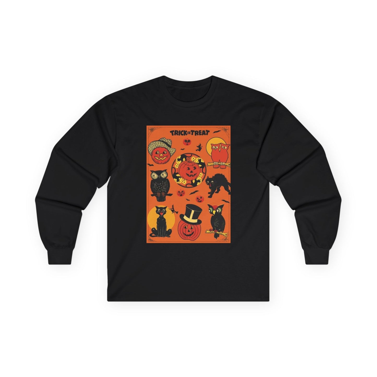 halloween cat vintage look