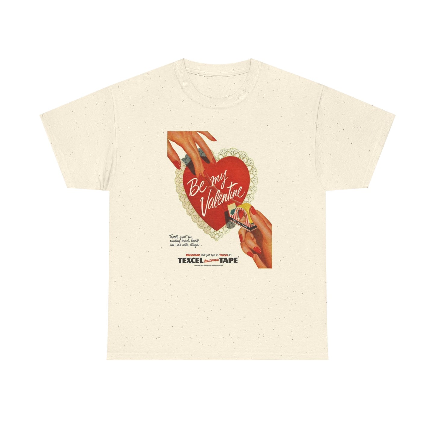 Friday Knights - tape vintage valentines day tee