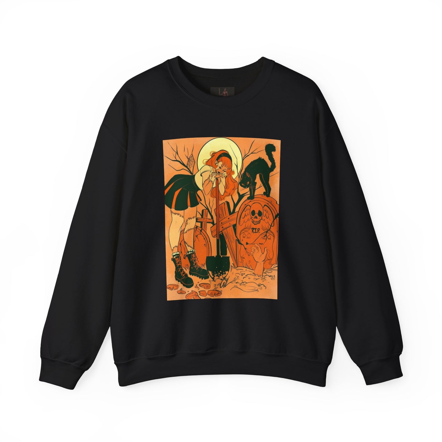 Friday Knights -Halloween Graveyard sweater