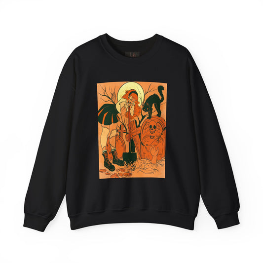 Friday Knights -Halloween Graveyard sweater