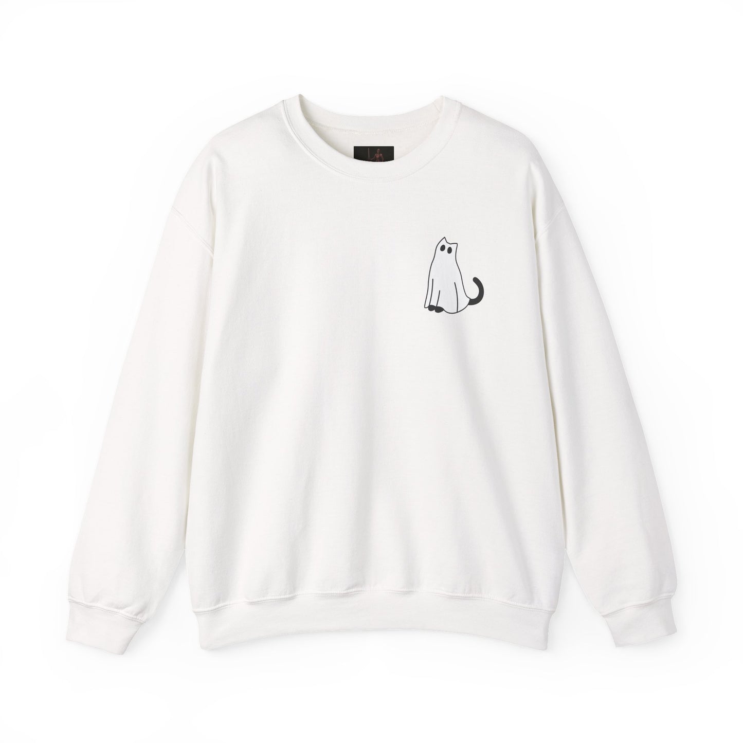 Friday Knights - Ghost Cat Crewneck Sweatshirt