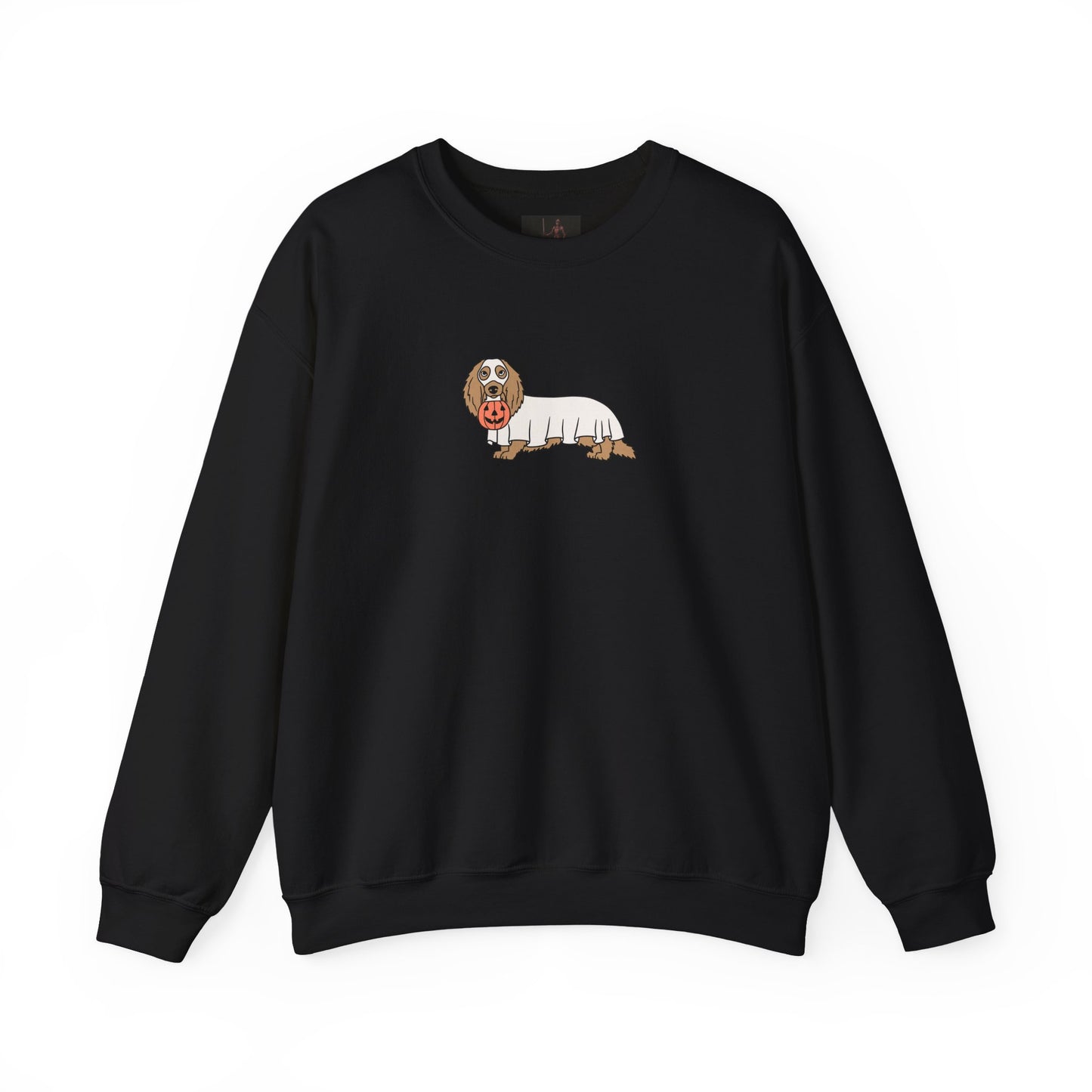 Friday Knights - Dachshund ghost Crewneck Sweatshirt