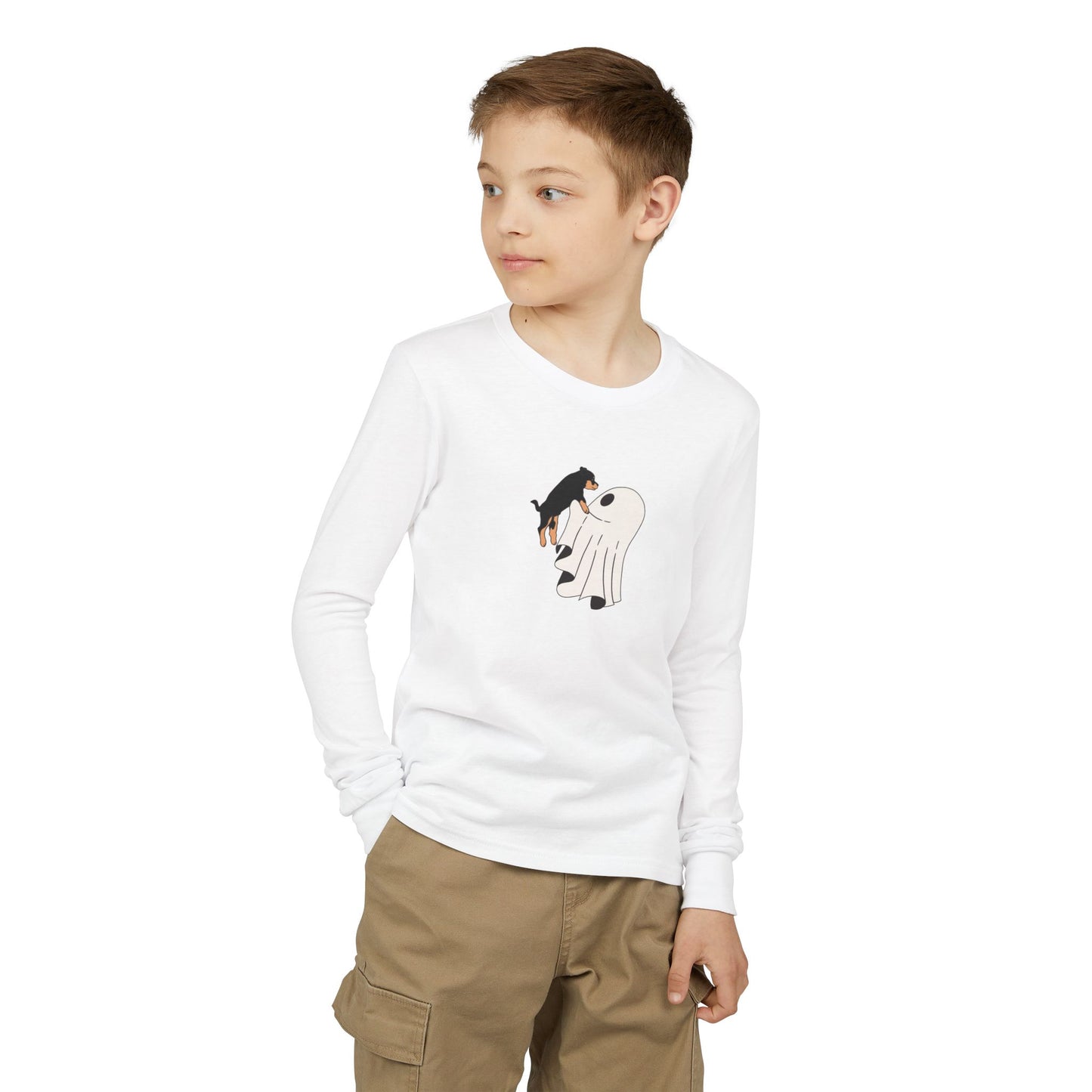 Friday Knights KIDS- Ghost with Rottie graphic