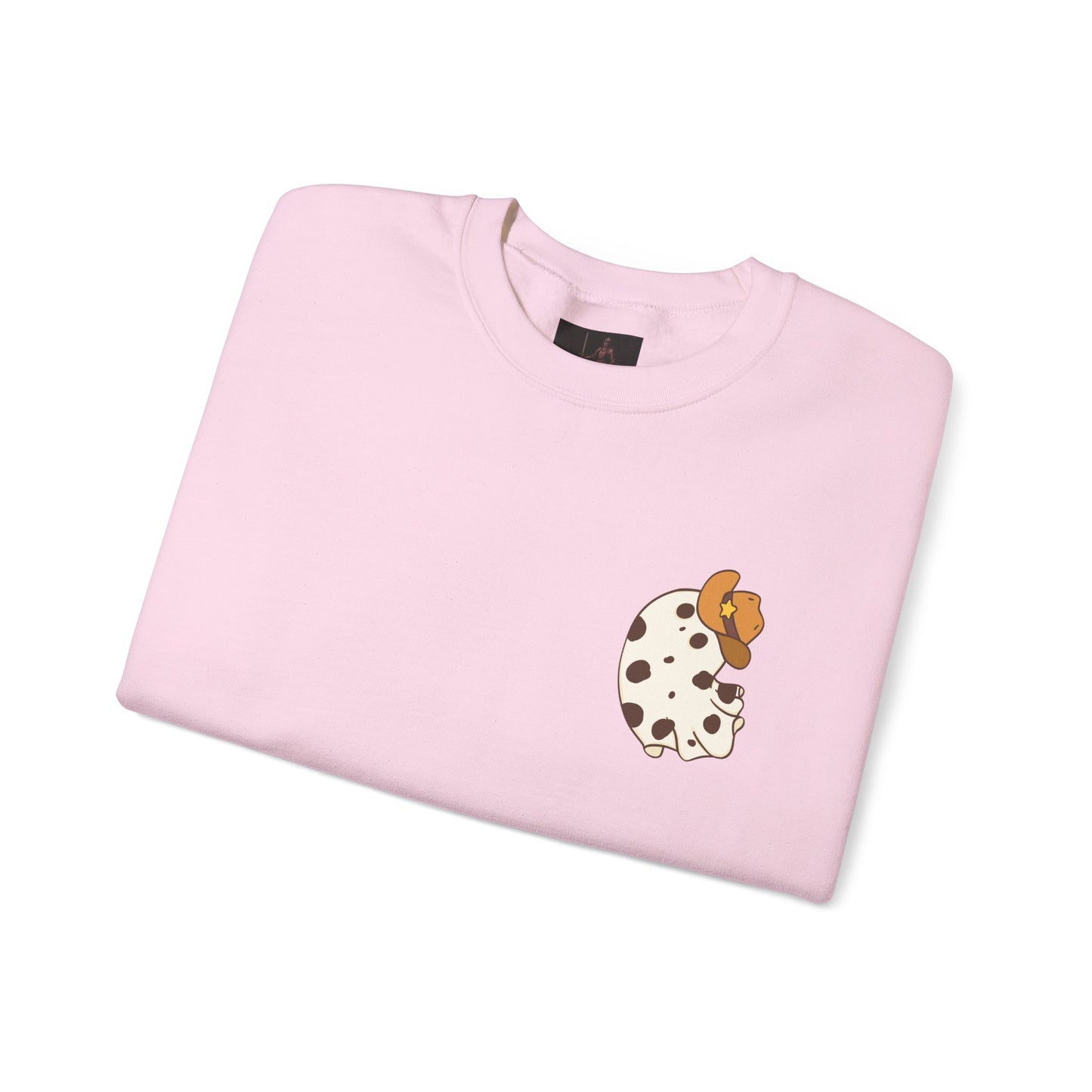 Friday Knights - Cow Spot Ghost Crewneck Sweatshirt