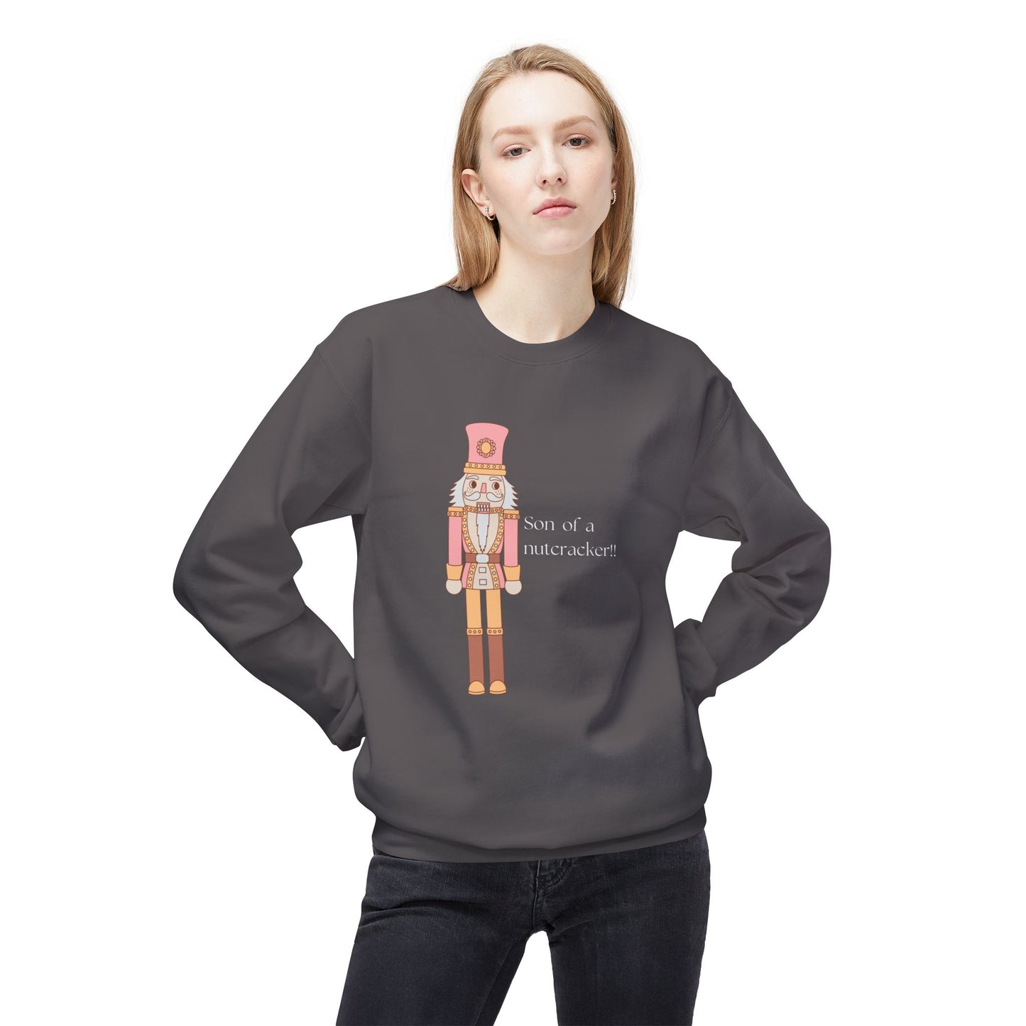 Friday Knights - Son of a nutcracker Fleece Crewneck Sweatshirt