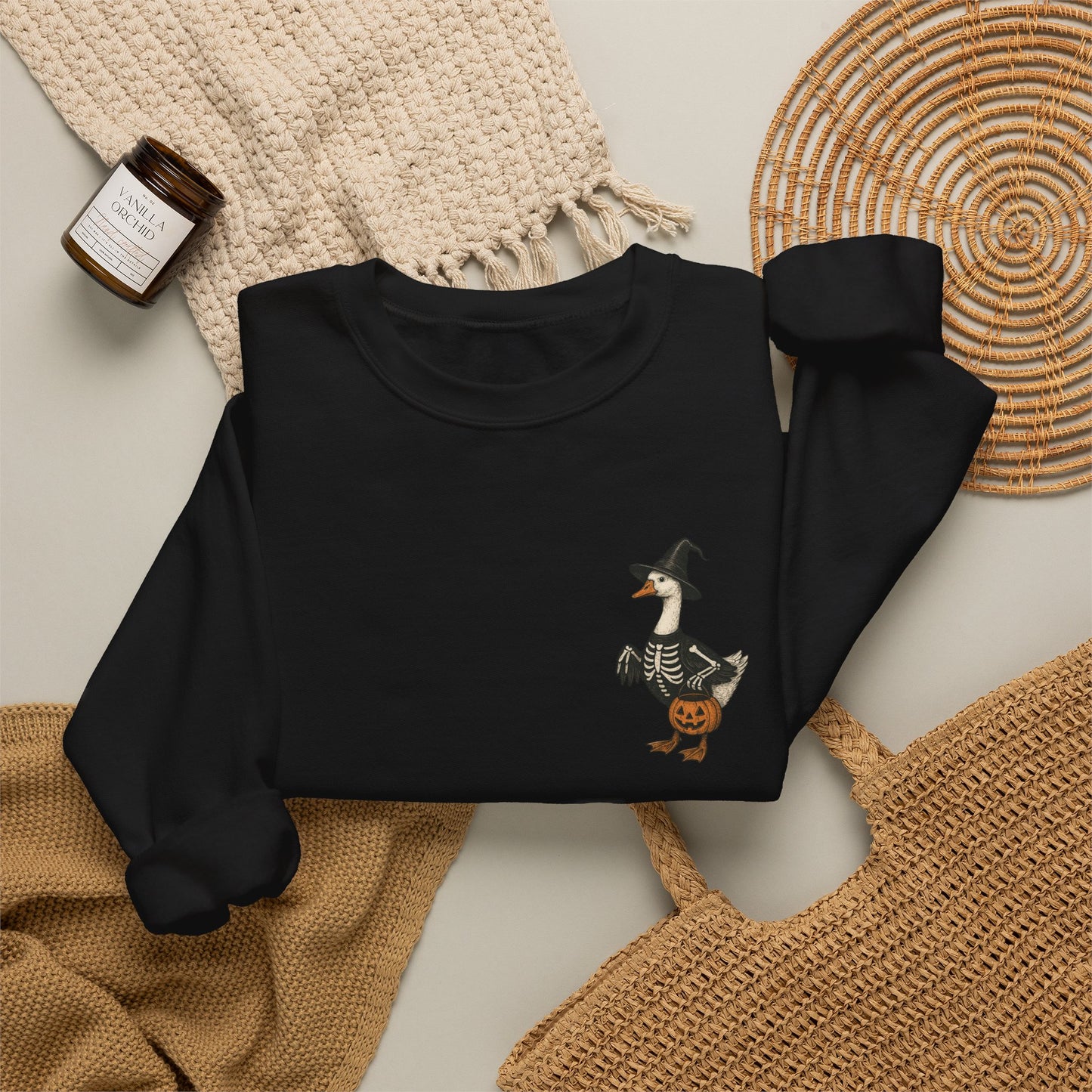Friday Knights - Silly Witch Goose Crewneck Sweatshirt