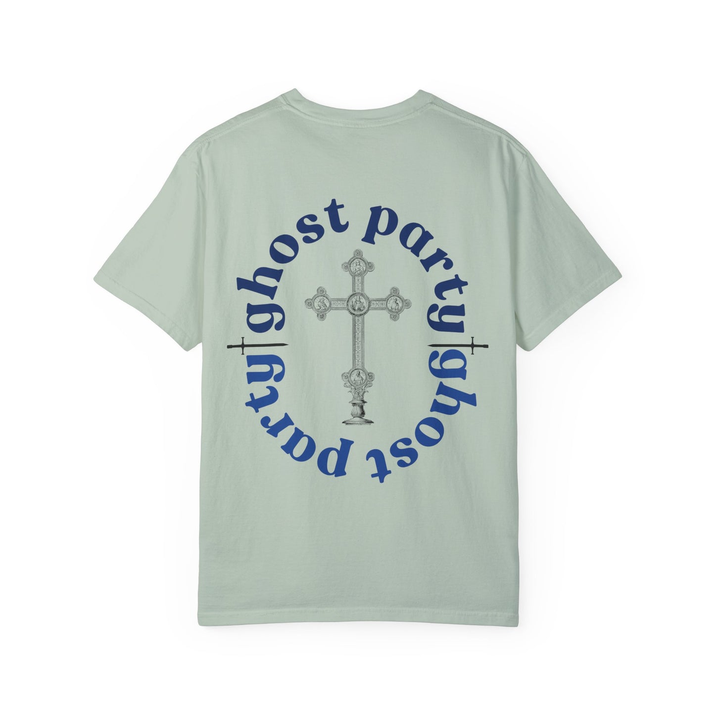 Ghost Party Blue Cross Back