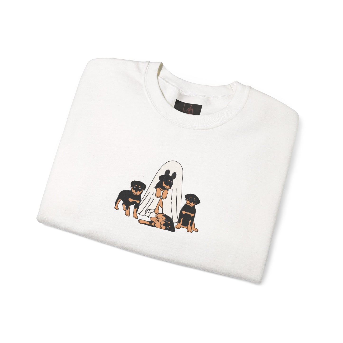 Friday Knights - Rottie ghost Crewneck Sweatshirt