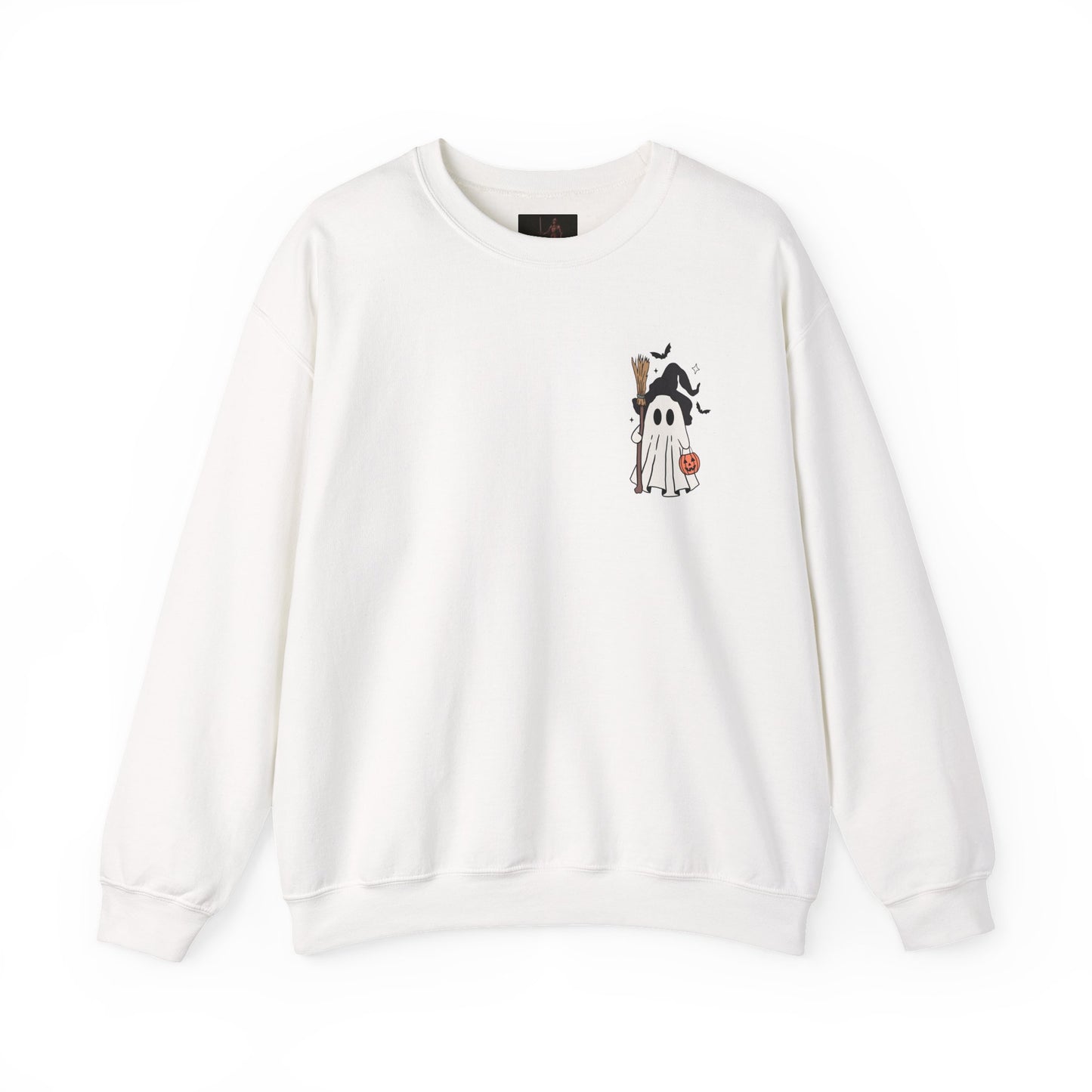 Friday Knights - Ghost in a Witch Hat Crewneck Sweatshirt