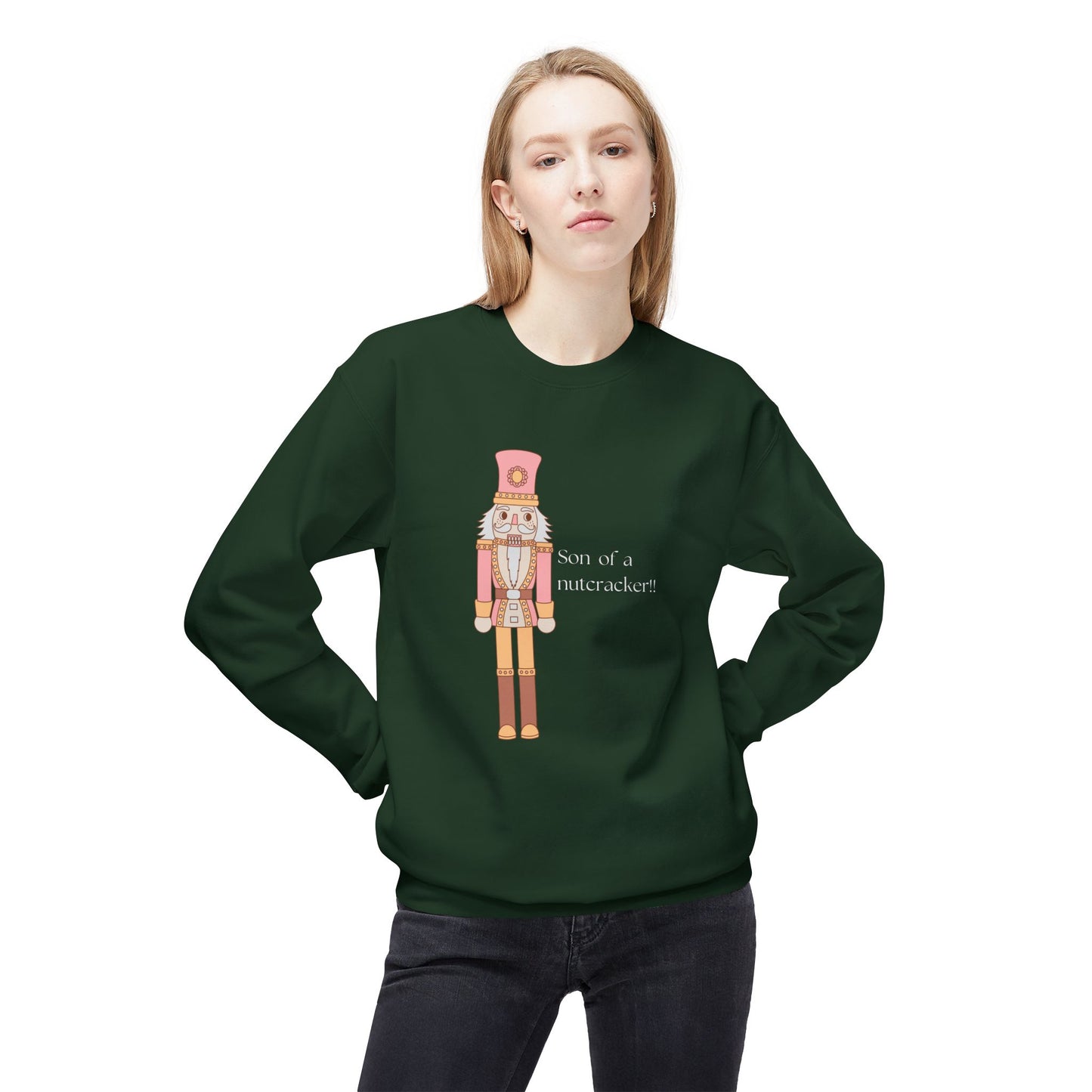 Friday Knights - Son of a nutcracker Fleece Crewneck Sweatshirt