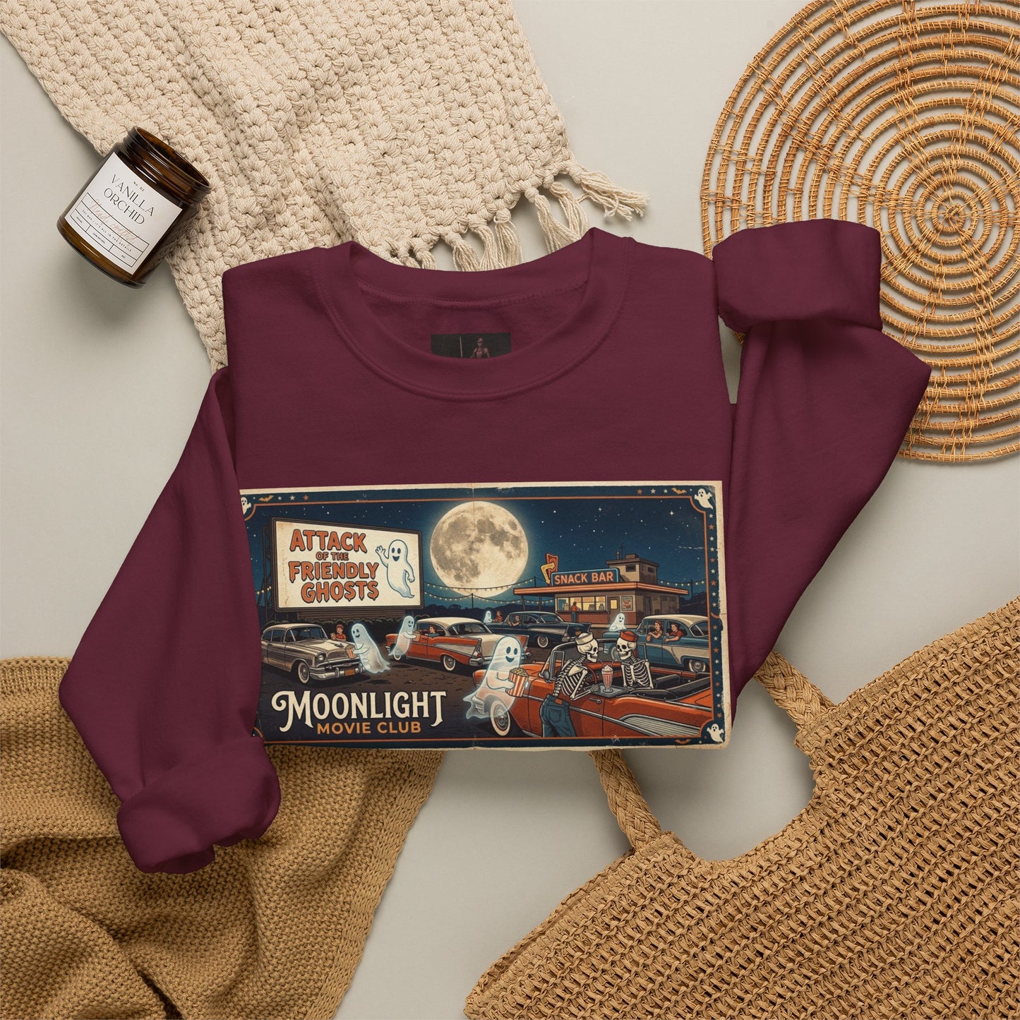 Friday Knights - Moonlight Drive Crewneck Sweatshirt
